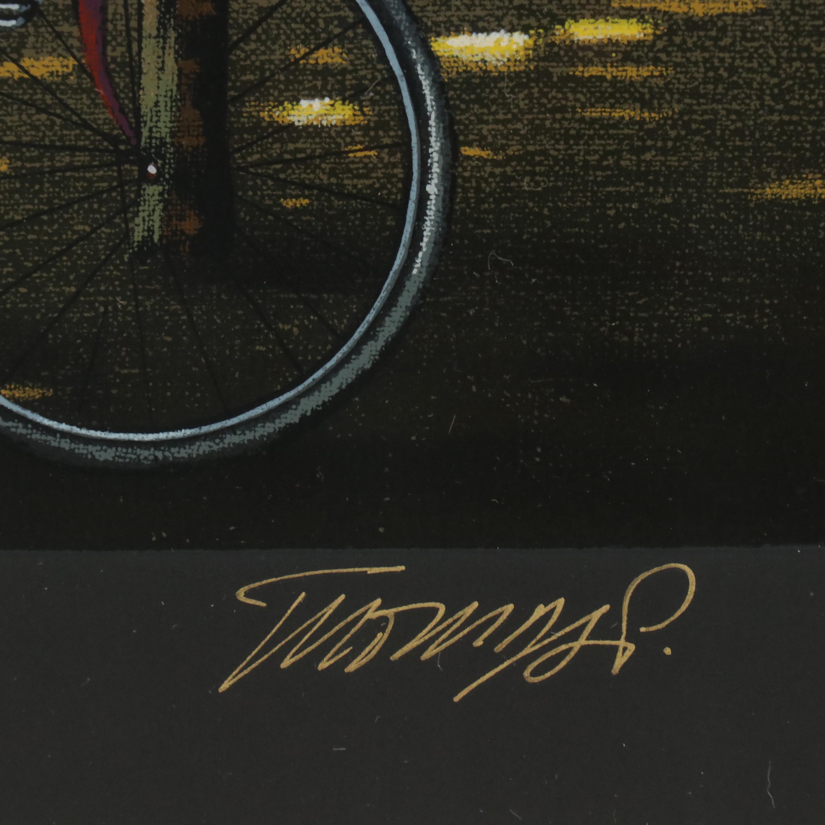 Thomas Pradzynski Serigraph "A Tribalt Tailleur," Late 20th Century