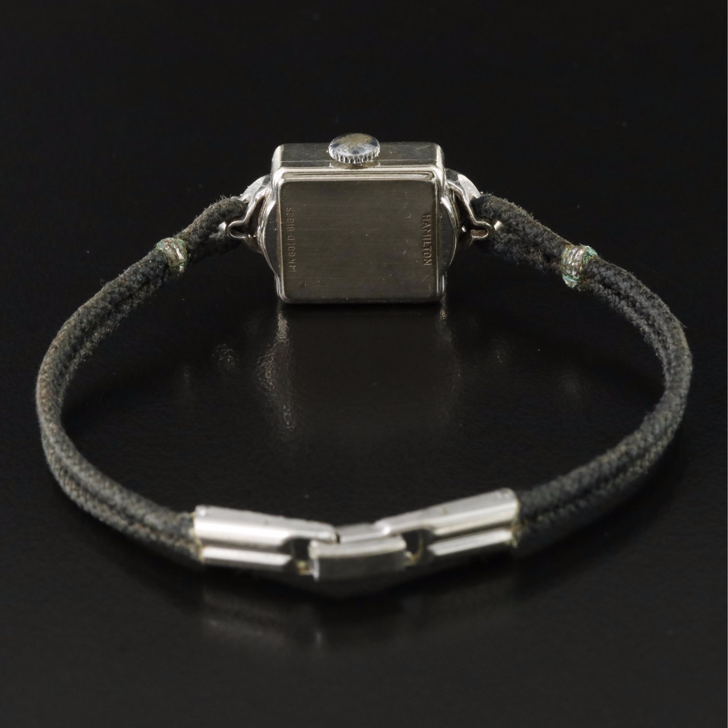 14K Lady Hamilton Diamond Watch