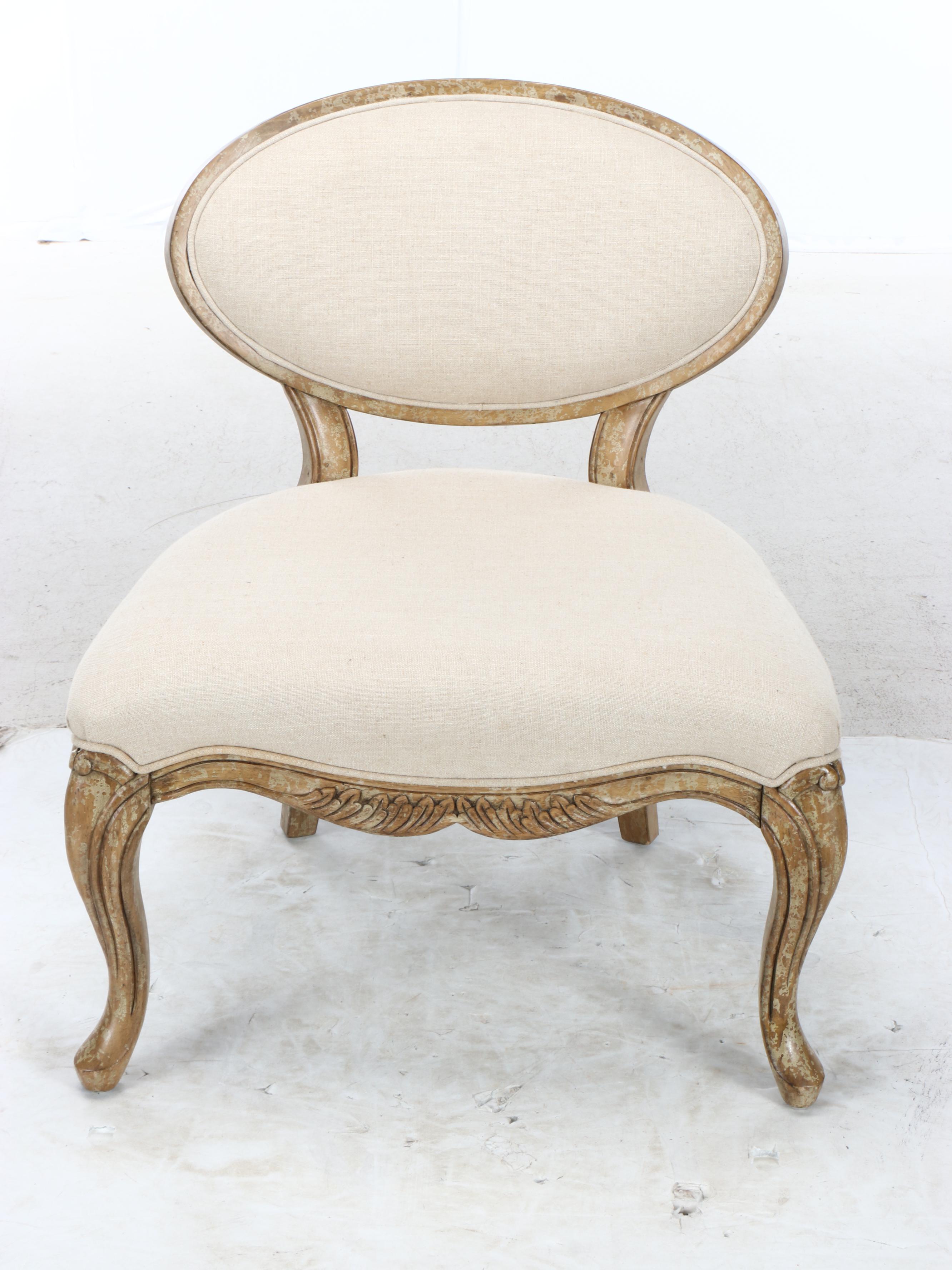 Uttermost Wooden Upholstered Side Chair