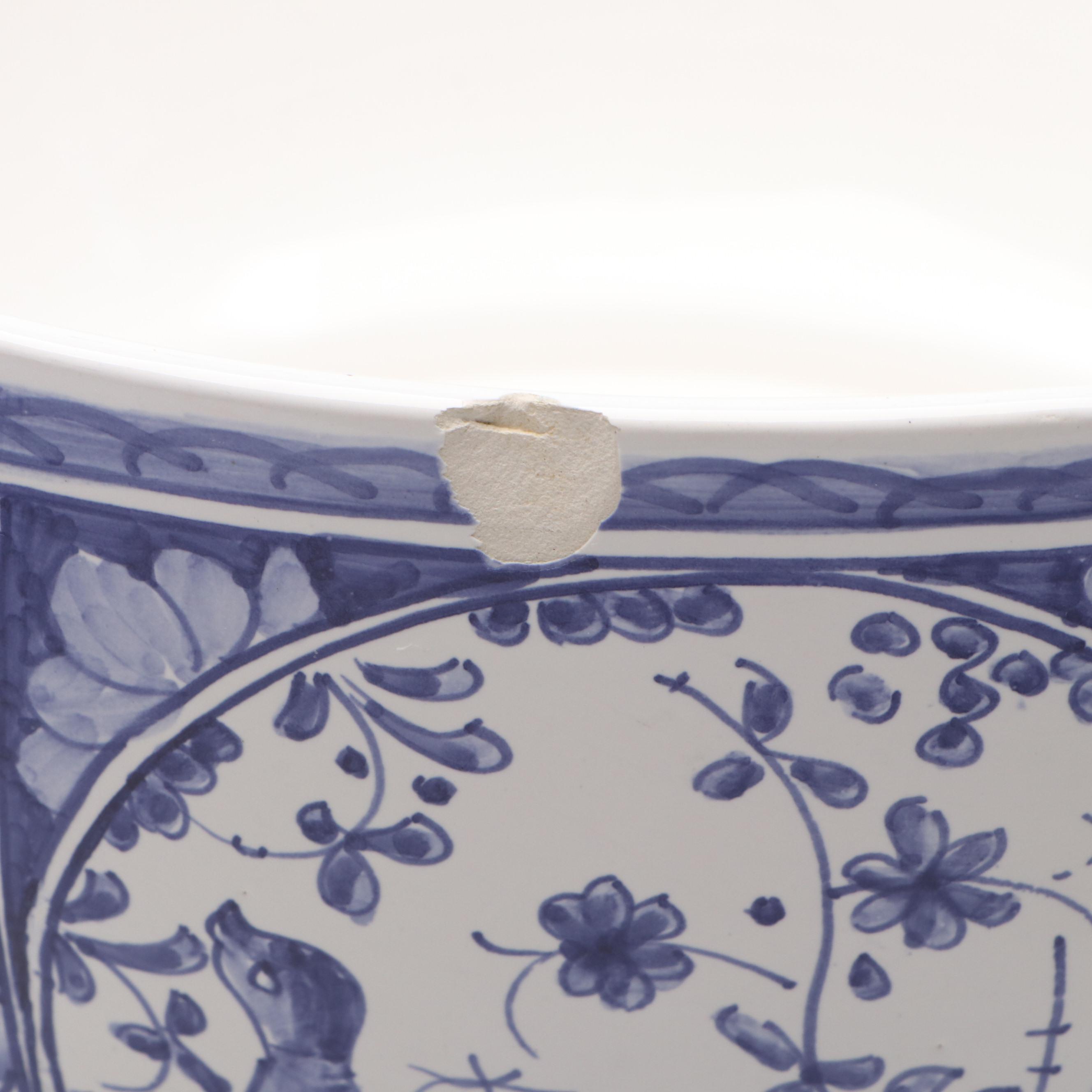 Spode, Portuguese with Other Blue and White Ceramic Table Decor