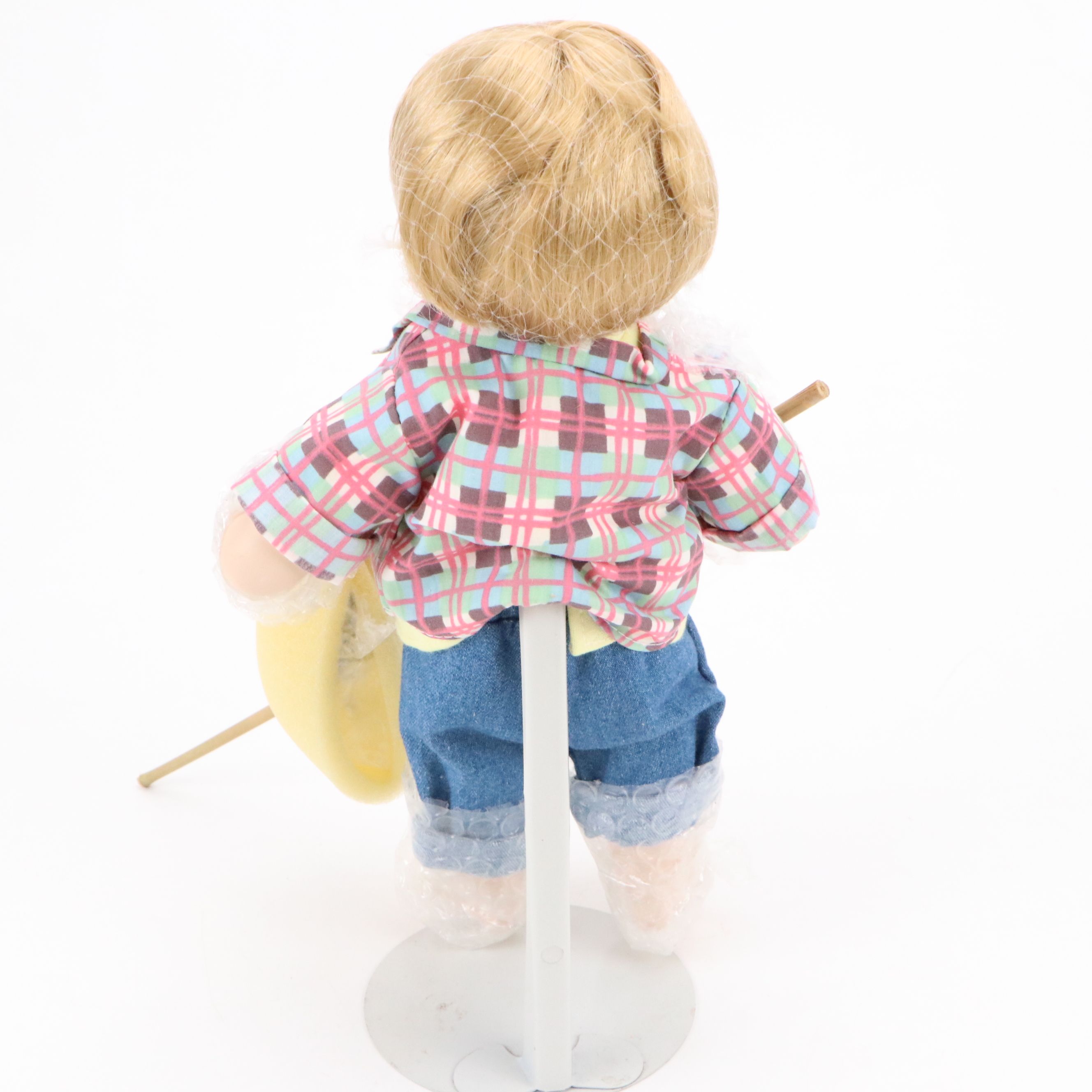 The Danbury Mint "Little Adventurers" Poseable Doll with Other Porcelain Doll