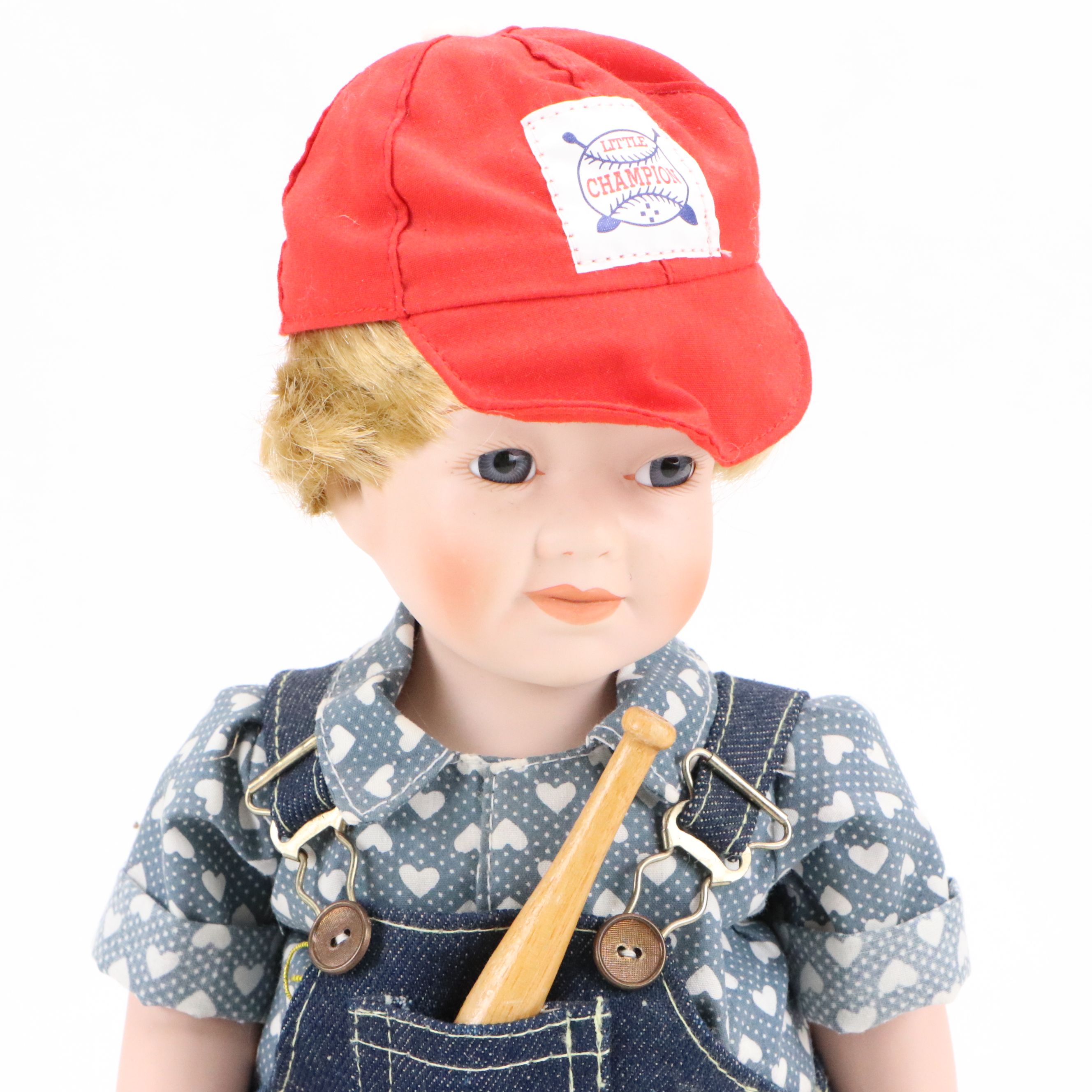 The Danbury Mint "Little Adventurers" Poseable Doll with Other Porcelain Doll