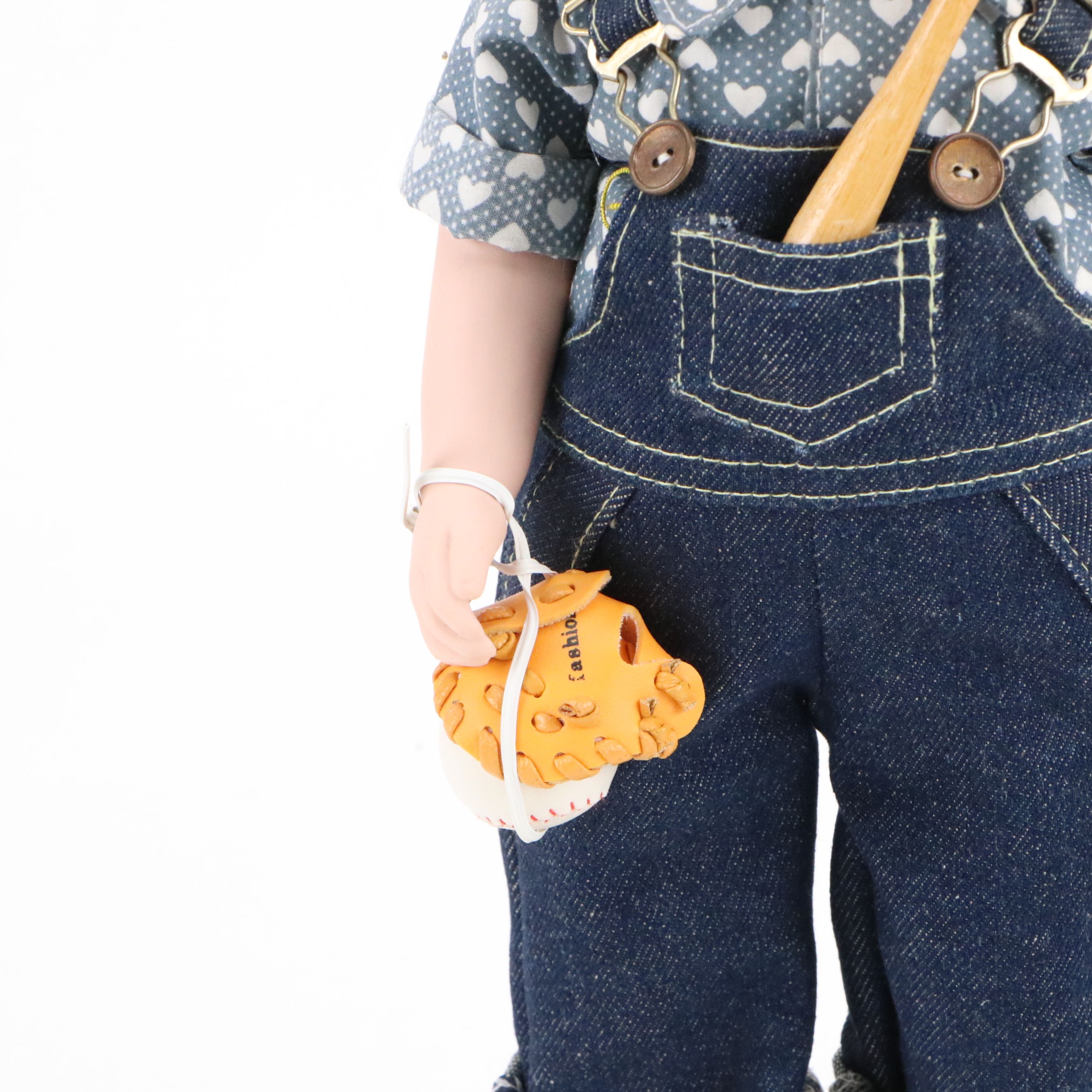 The Danbury Mint "Little Adventurers" Poseable Doll with Other Porcelain Doll