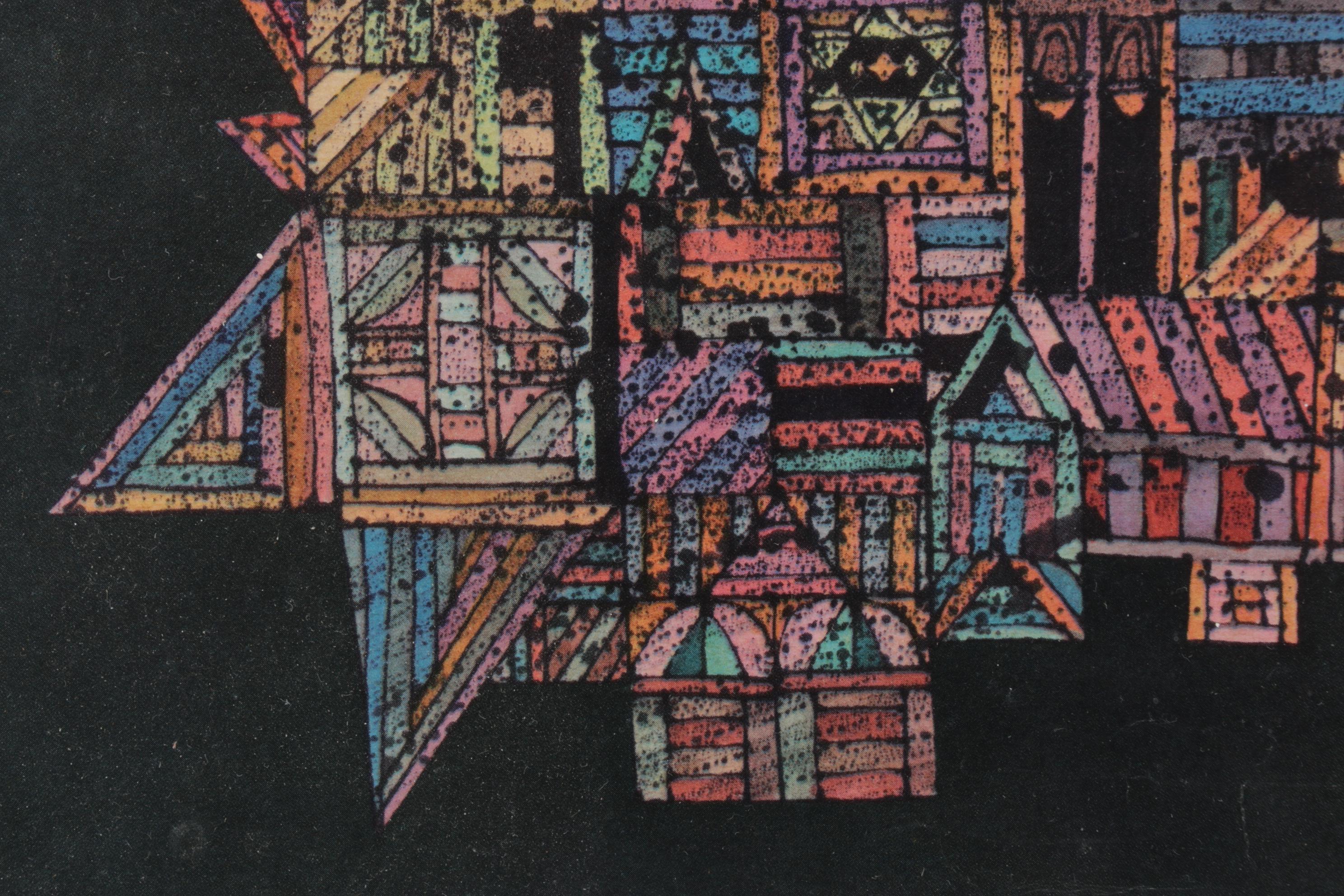 Milton Glaser Offset Litho Album Cover Art For Stravinsky Conducts Stravinsky