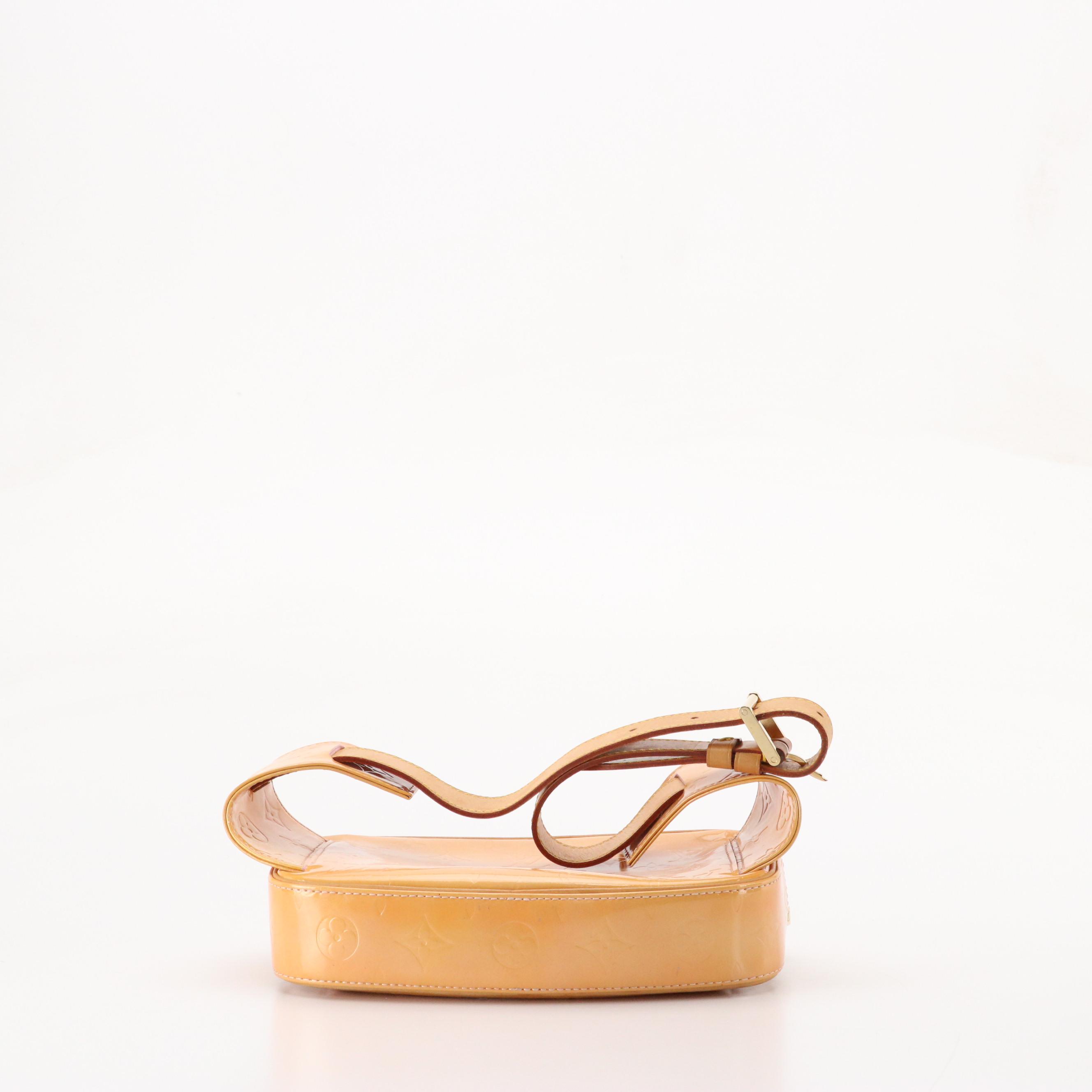 Louis Vuitton Fulton Waist Bag in Monogram Vernis and Vachetta Leather