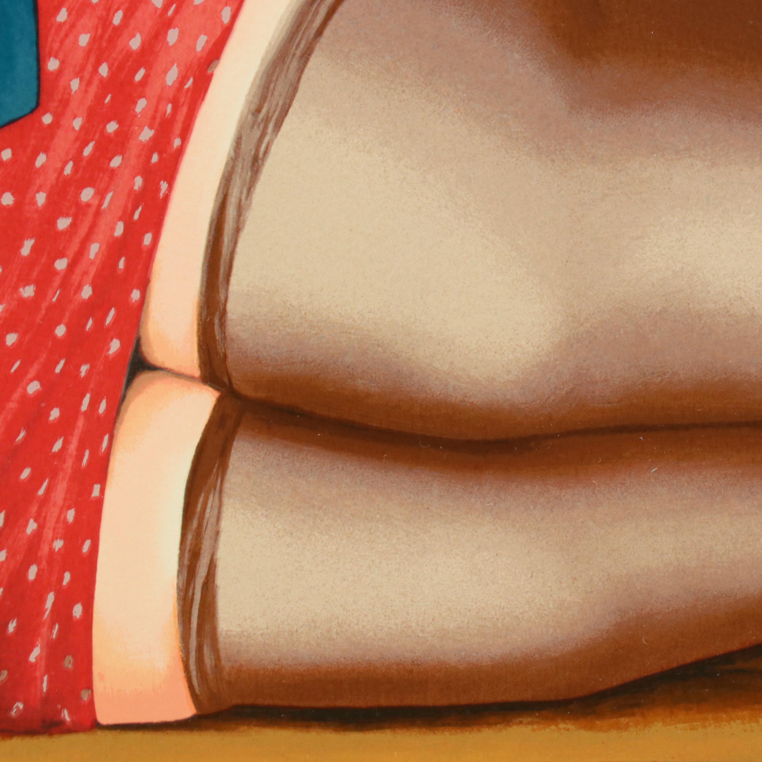 Beryl Cook Serigraph "Bryant Park," 1985