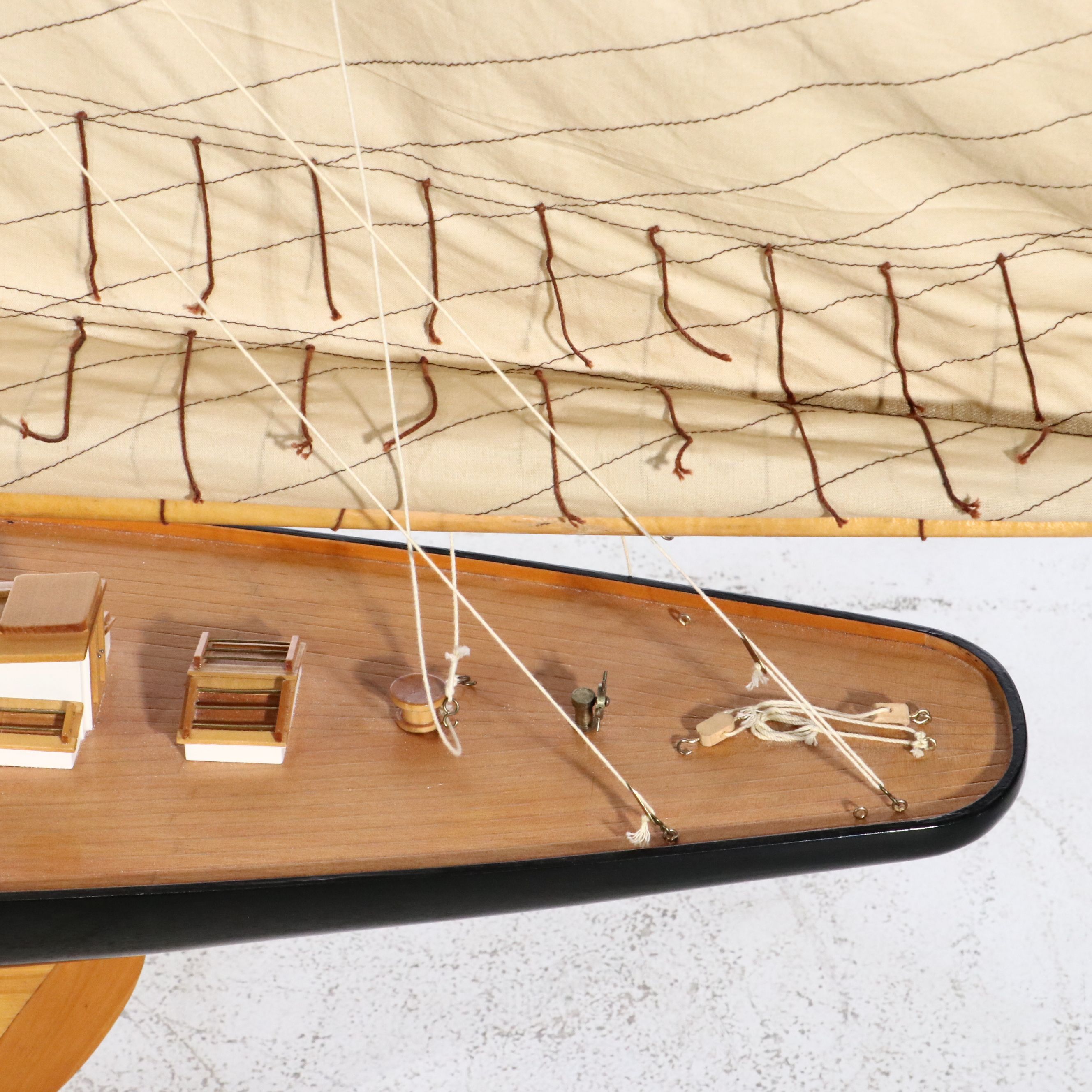 America's Cup "Columbia" J-Boat Scale Model Yacht