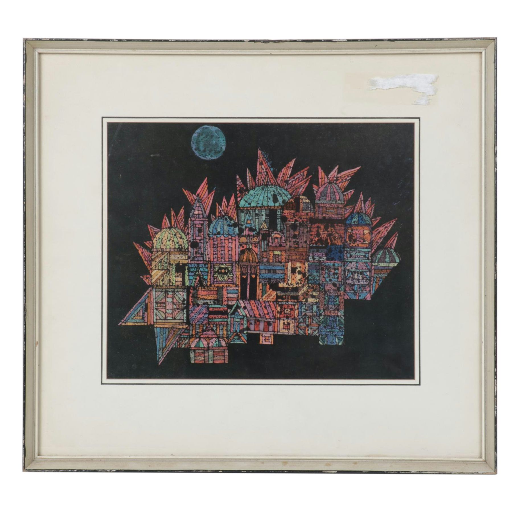 Milton Glaser Offset Litho Album Cover Art For Stravinsky Conducts Stravinsky