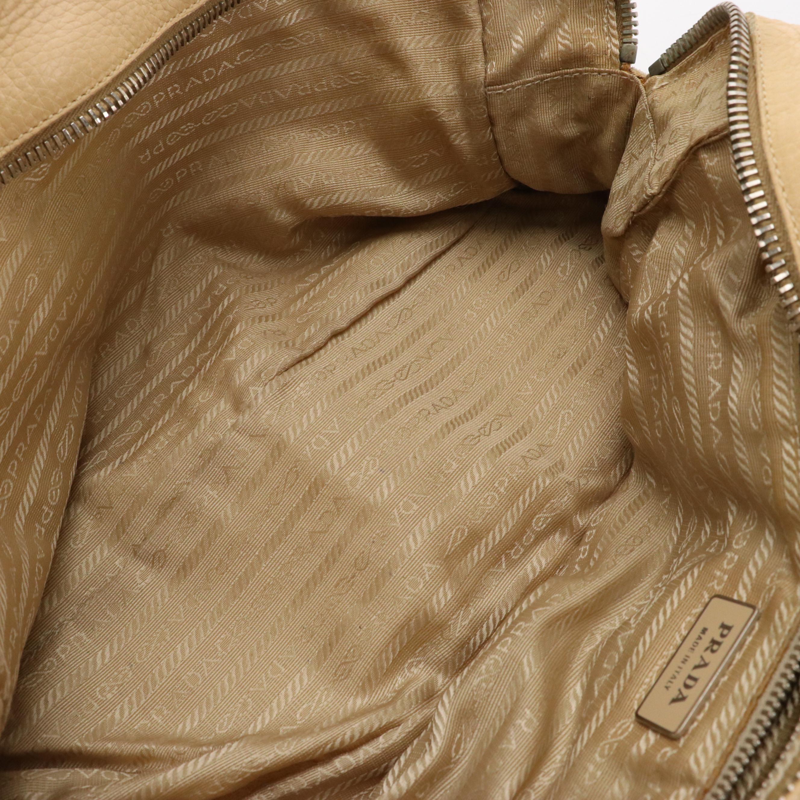 Prada Vitello Daino Leather Shoulder Bag