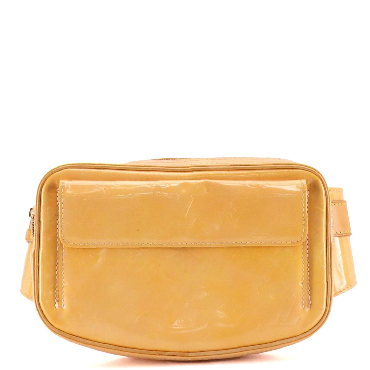 Louis Vuitton Fulton Waist Bag in Monogram Vernis and Vachetta Leather