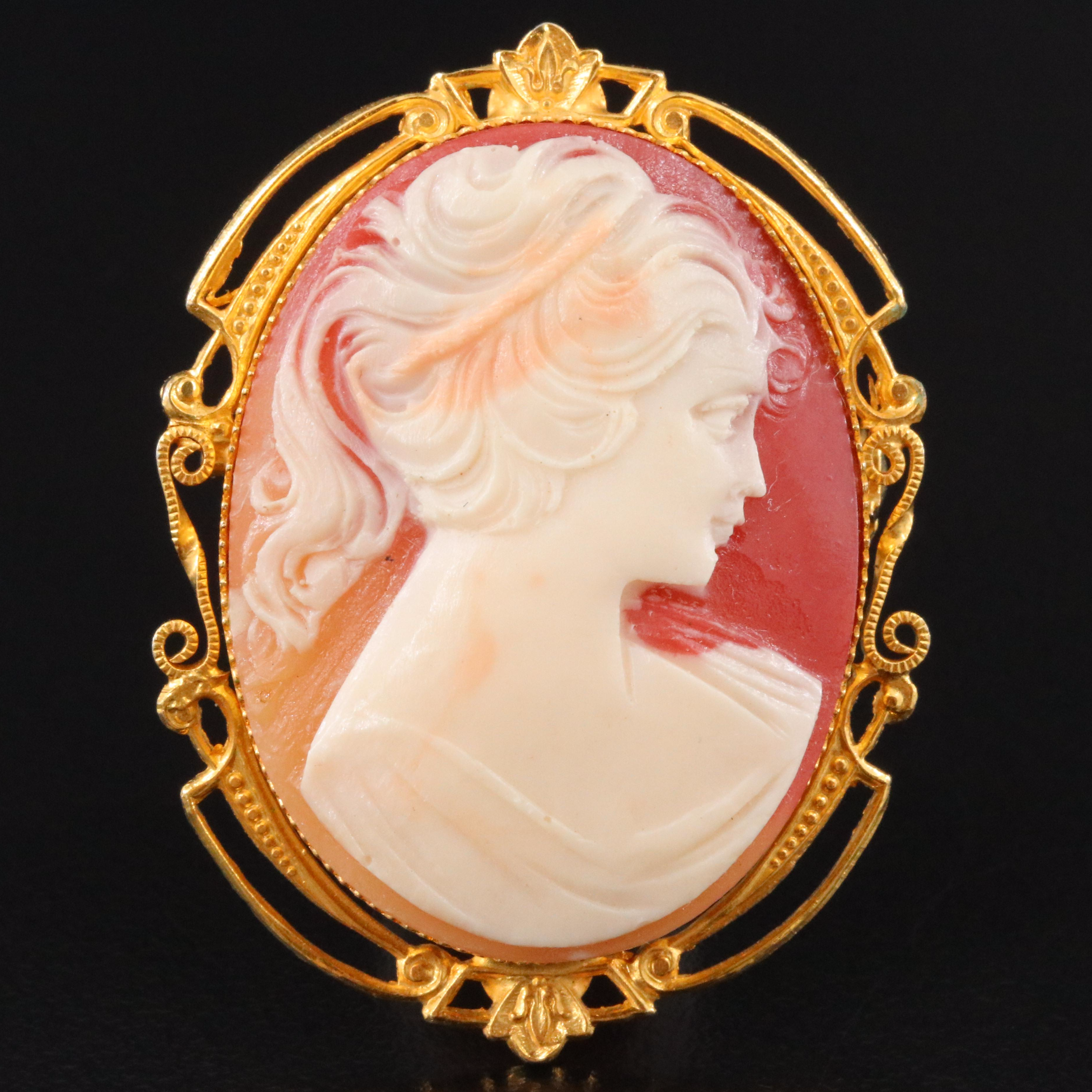 Cameo Brooch