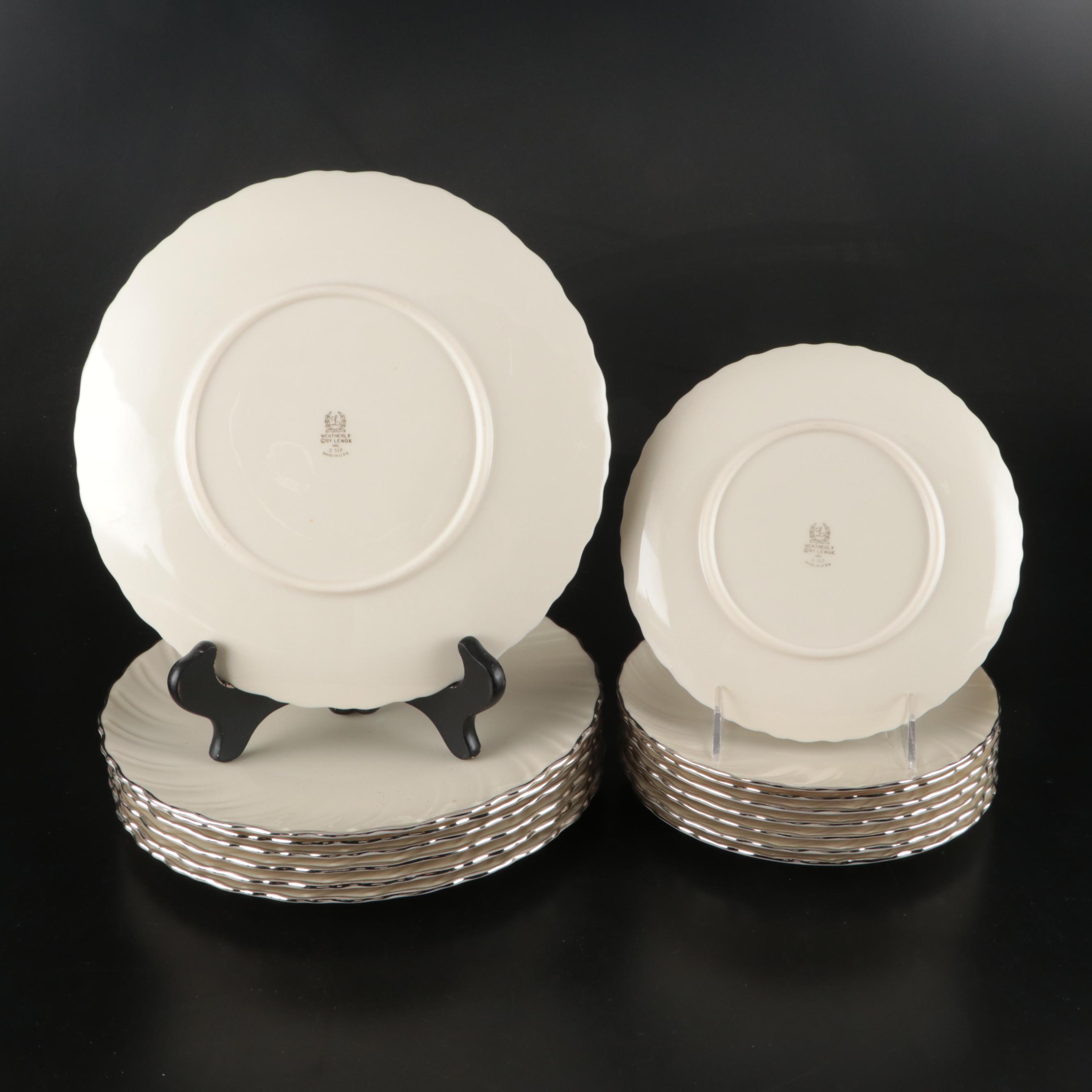 Lenox "Weatherly" Porcelain Plates, 1959-1986