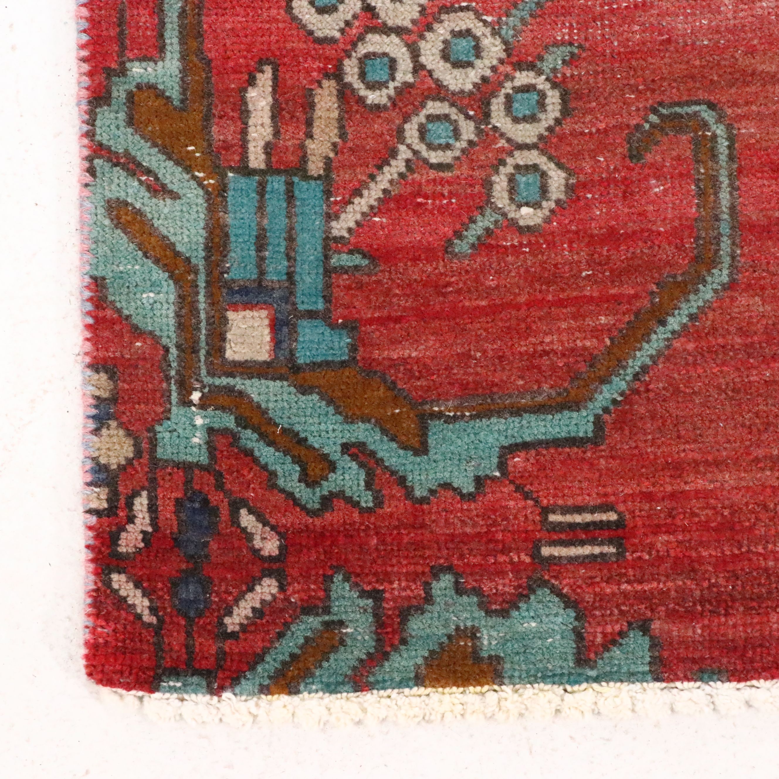 2'5 x 9'7 Hand-Knotted Persian Remnant Carpet Runner