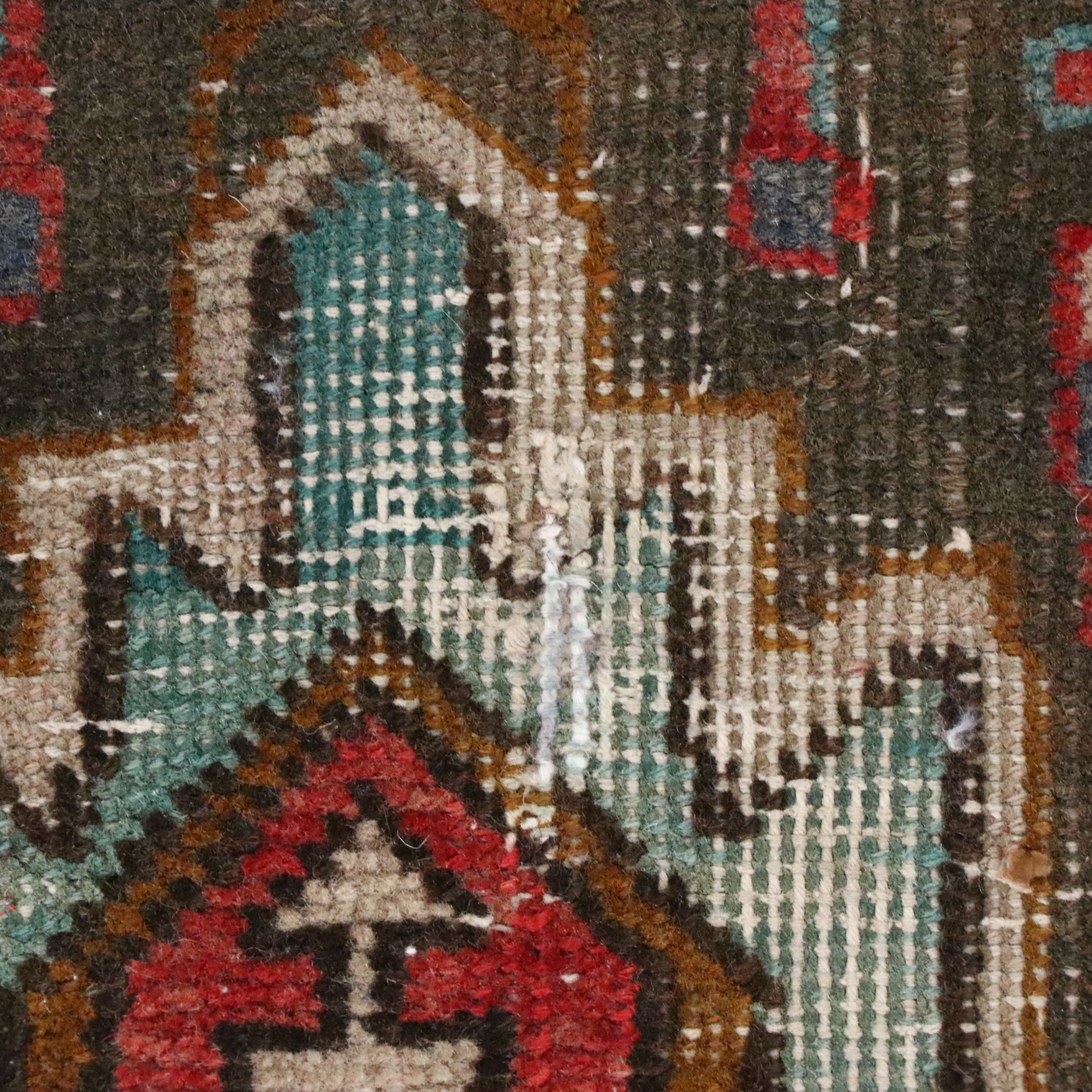 2'5 x 9'7 Hand-Knotted Persian Remnant Carpet Runner