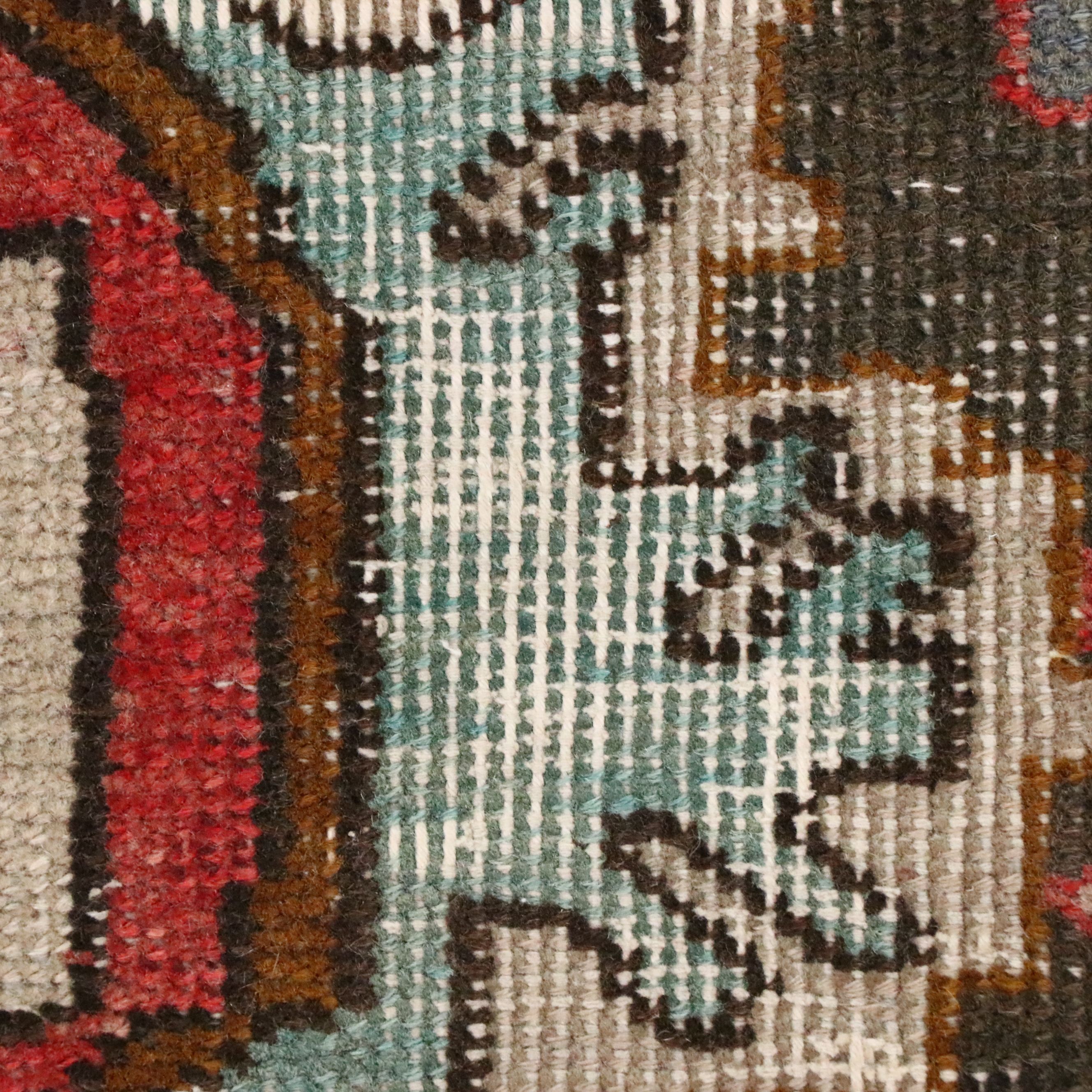 2'5 x 9'7 Hand-Knotted Persian Remnant Carpet Runner