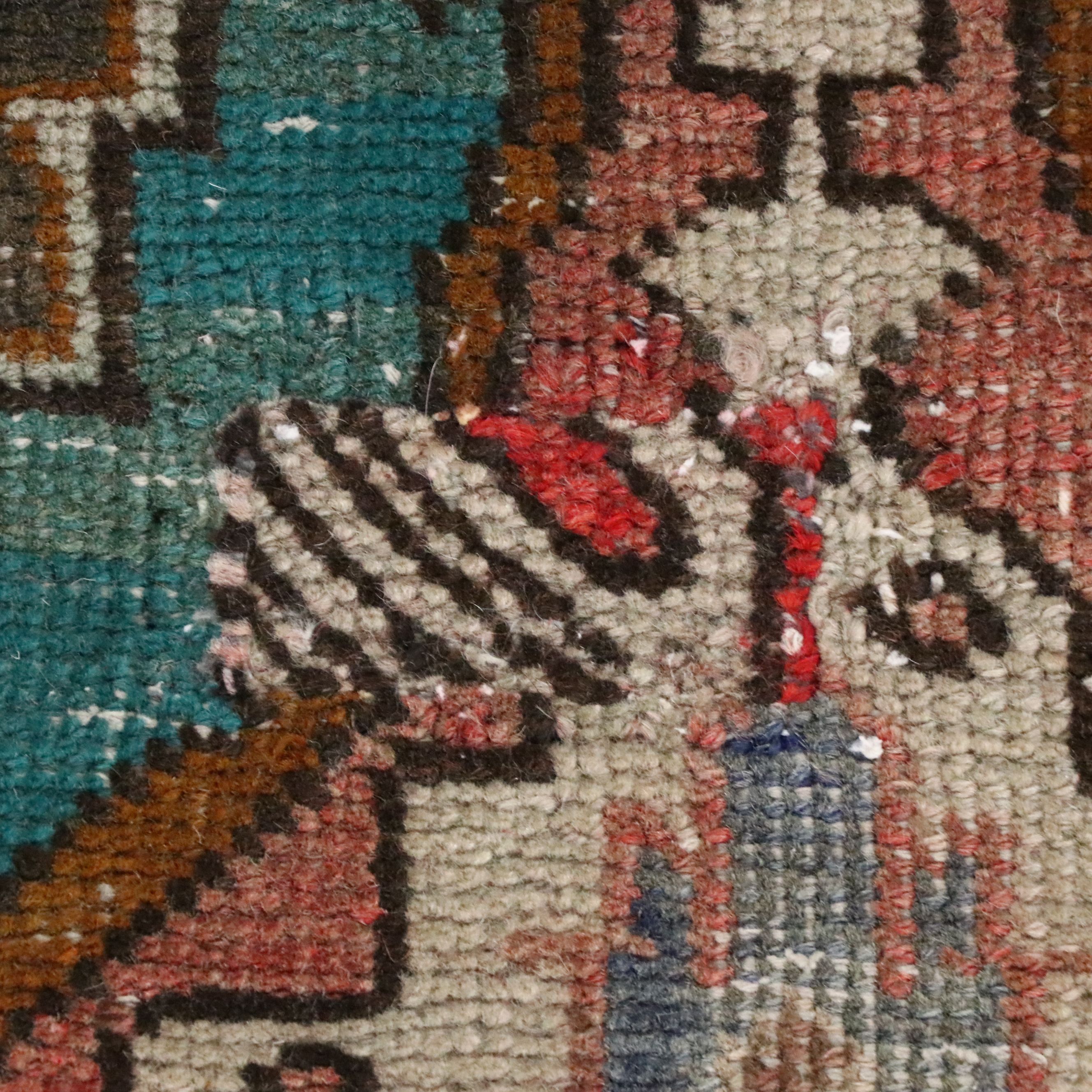 2'5 x 9'7 Hand-Knotted Persian Remnant Carpet Runner