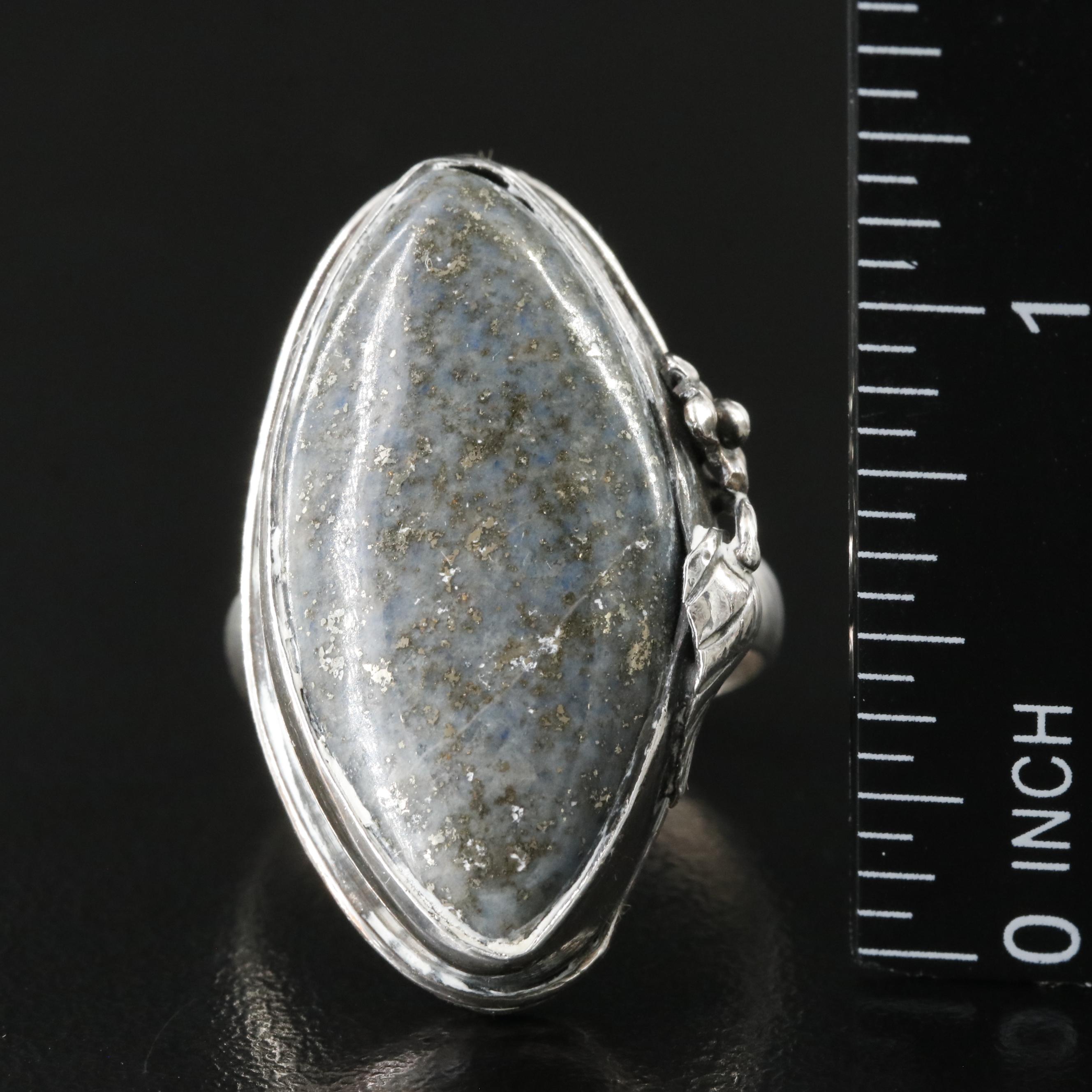 Sterling Lapis Lazuli Ring