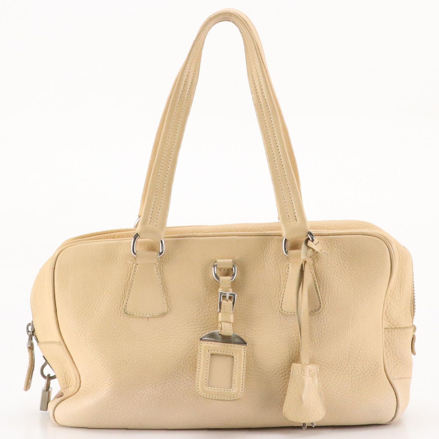 Prada Vitello Daino Leather Shoulder Bag