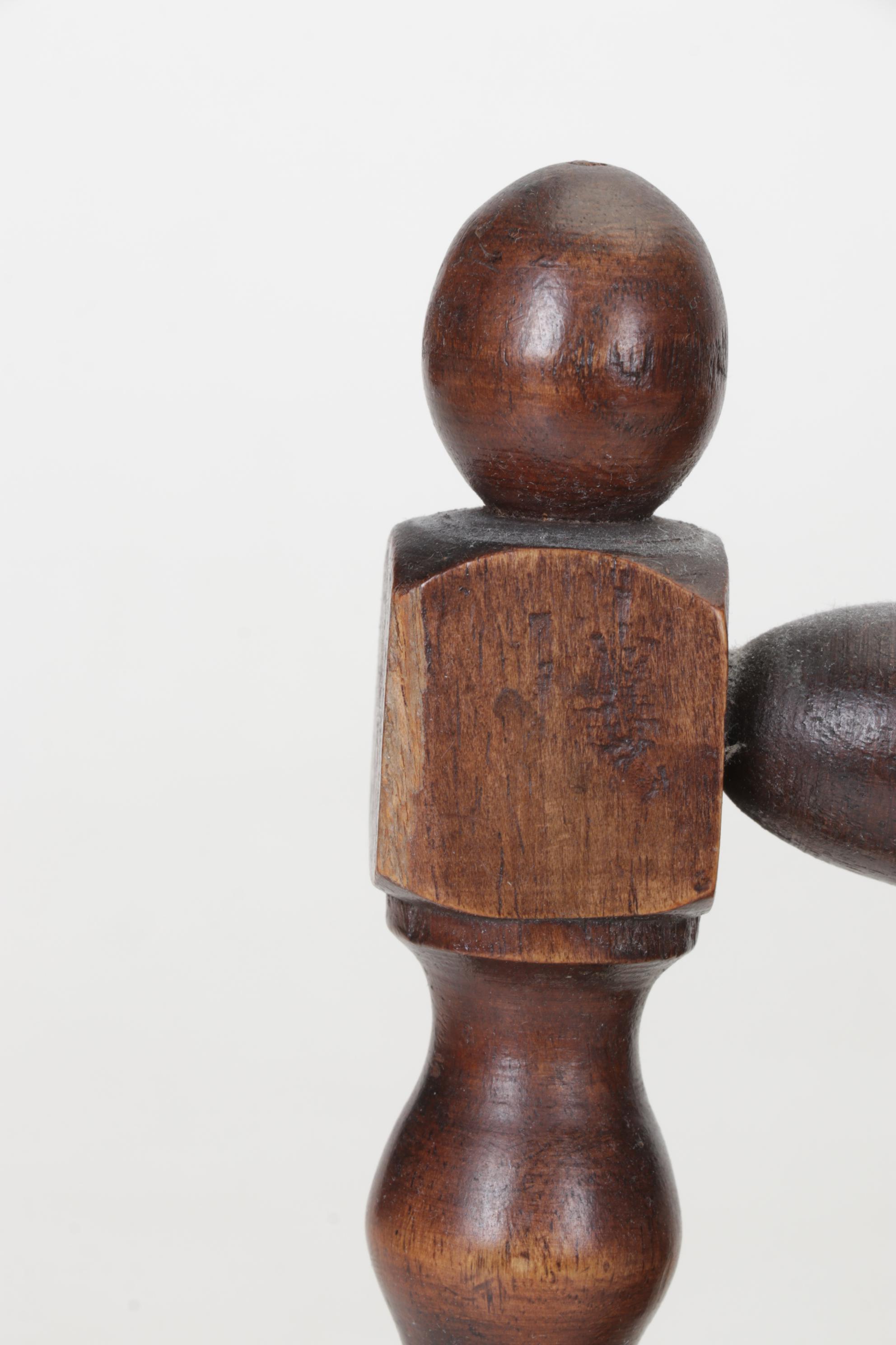 Mexican Hand-Carved  Wood Serving Tray With Desert Landscape Scene
