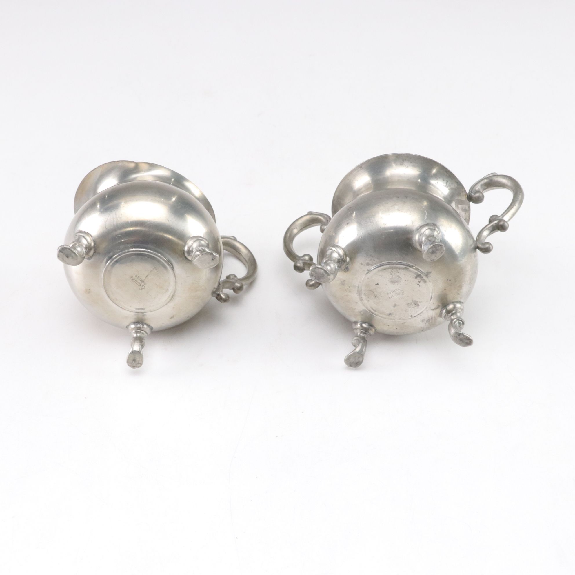 German Commemorative Beer Stein with Empire Pewter Creamer & Sugar Set and More