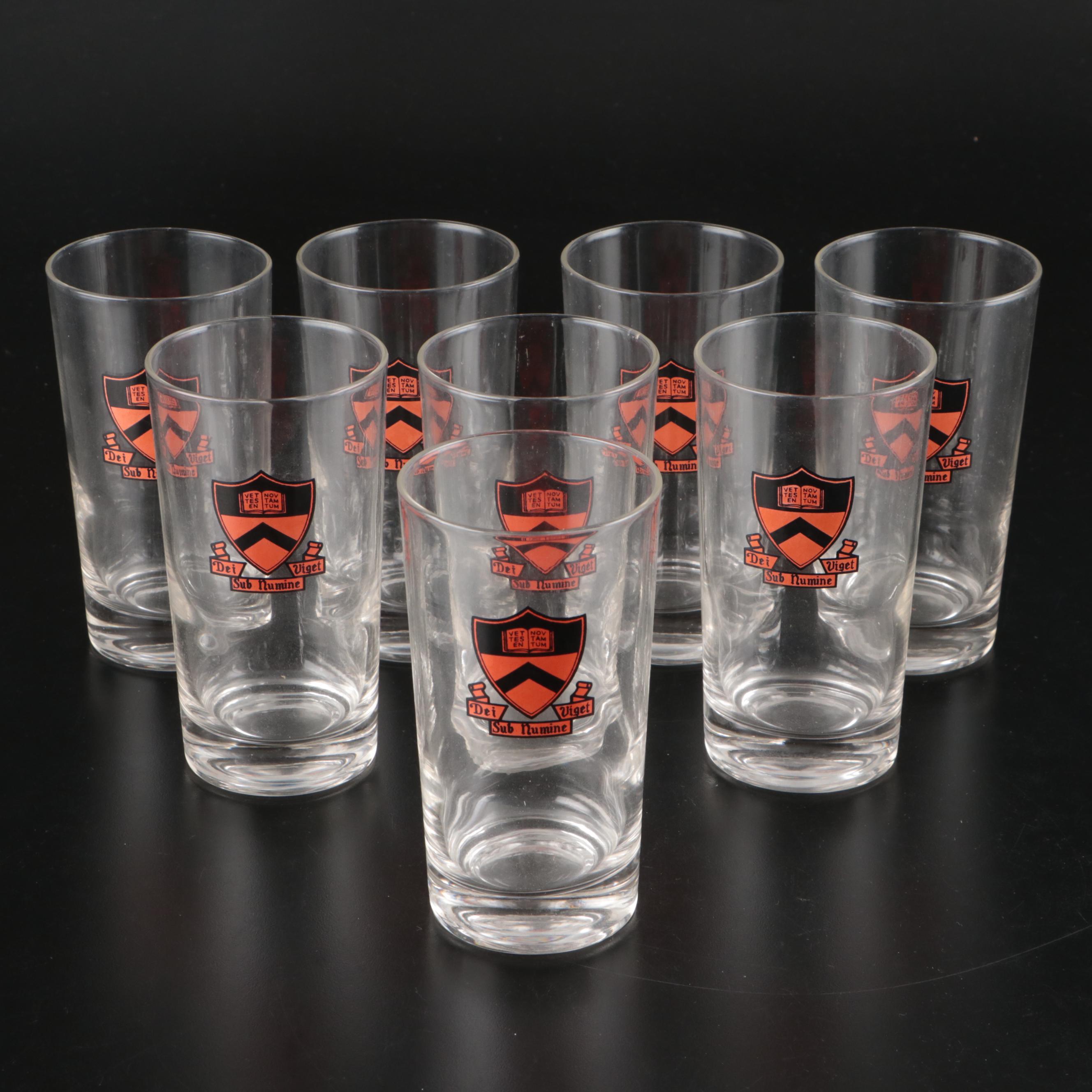 Princeton Glass Highball Glasses, Mid to Late 20th C.