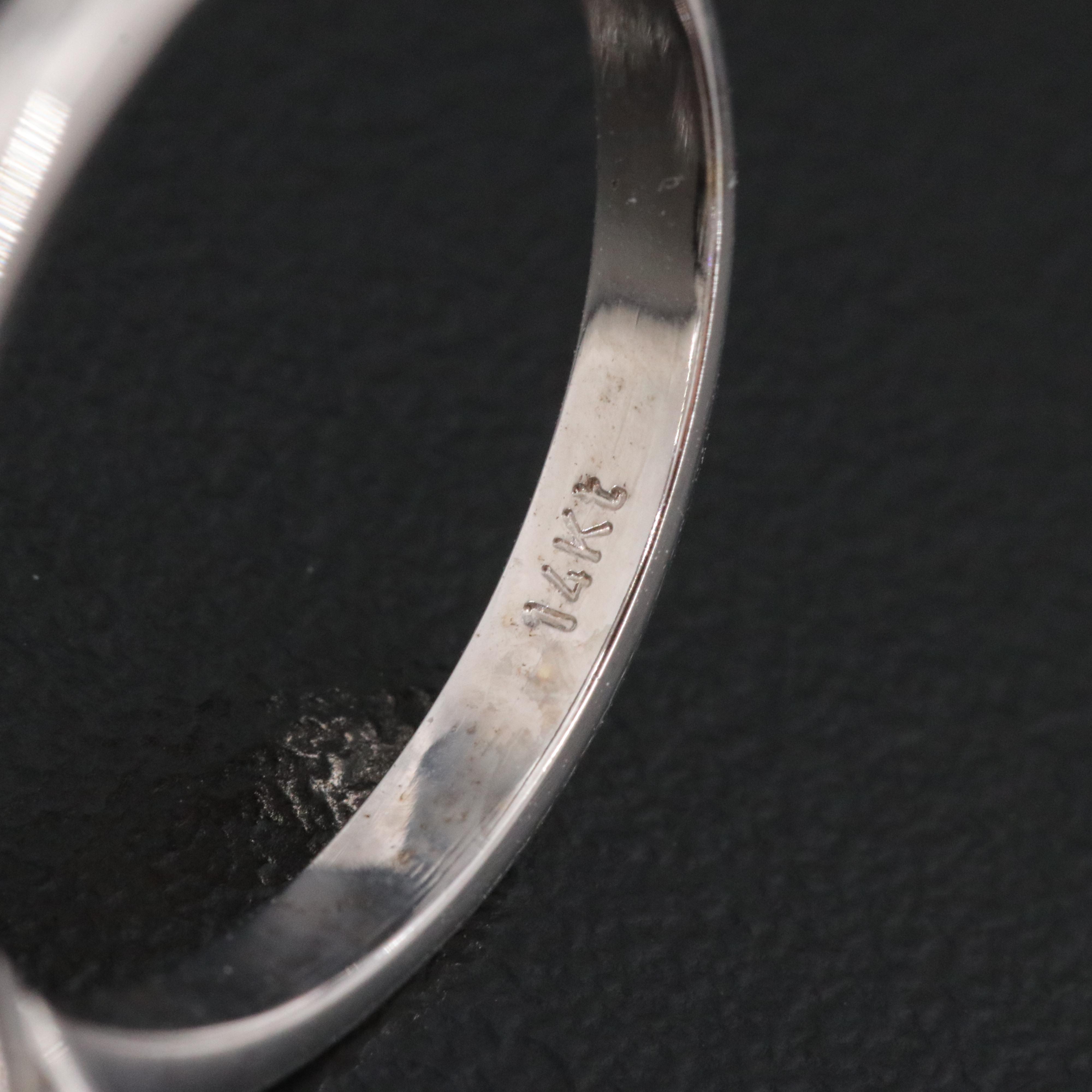 14K 4.36 CT Lab Grown Diamond Solitaire Ring with IGI Report