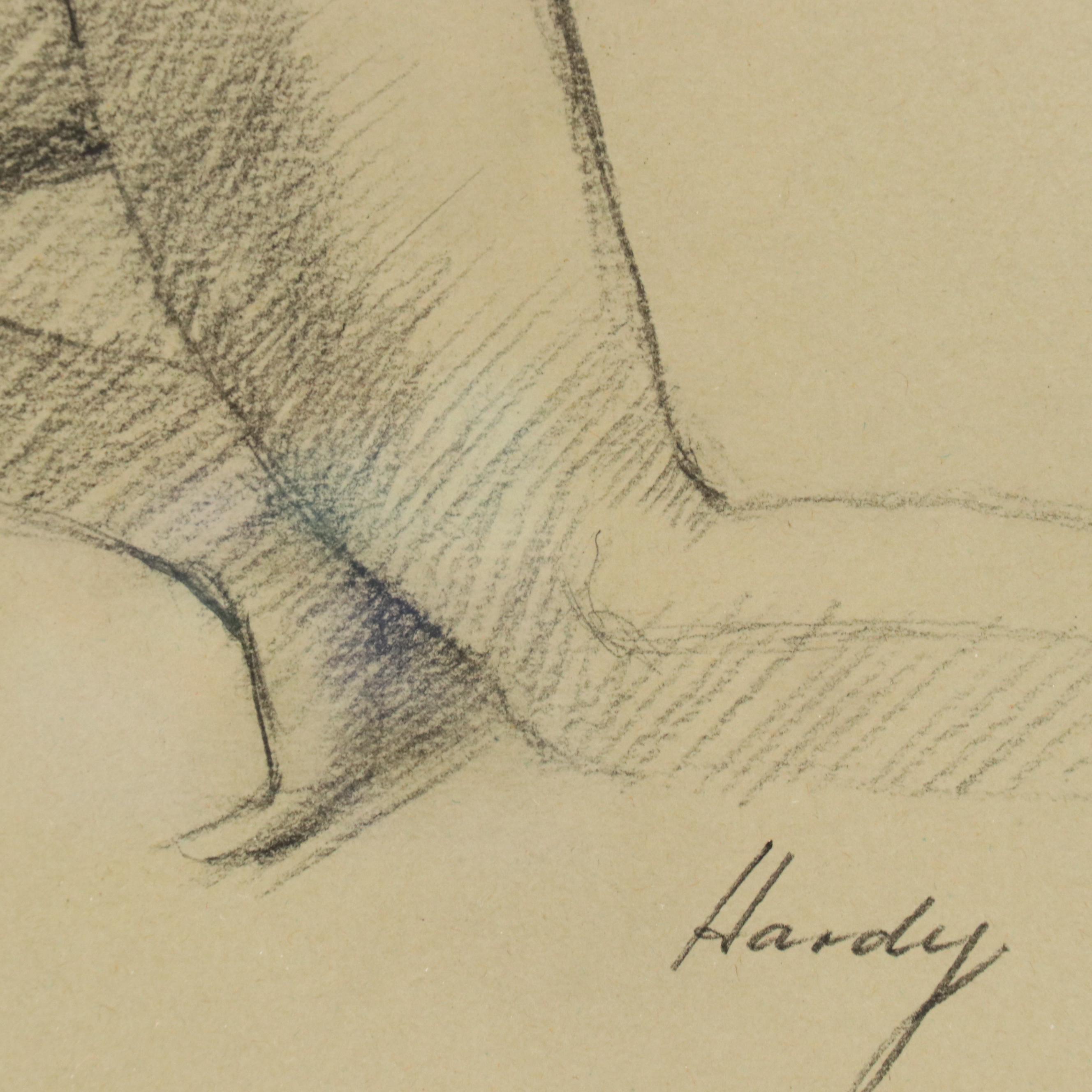 Hardy Charcoal Life Study  Drawing