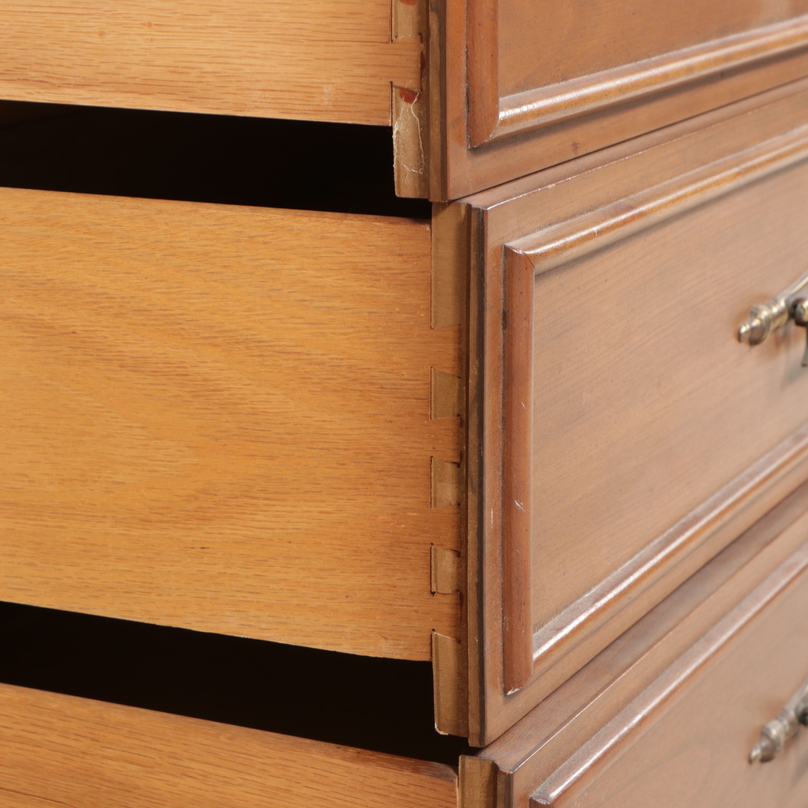 Mediterranean Style Cherry China Cabinet