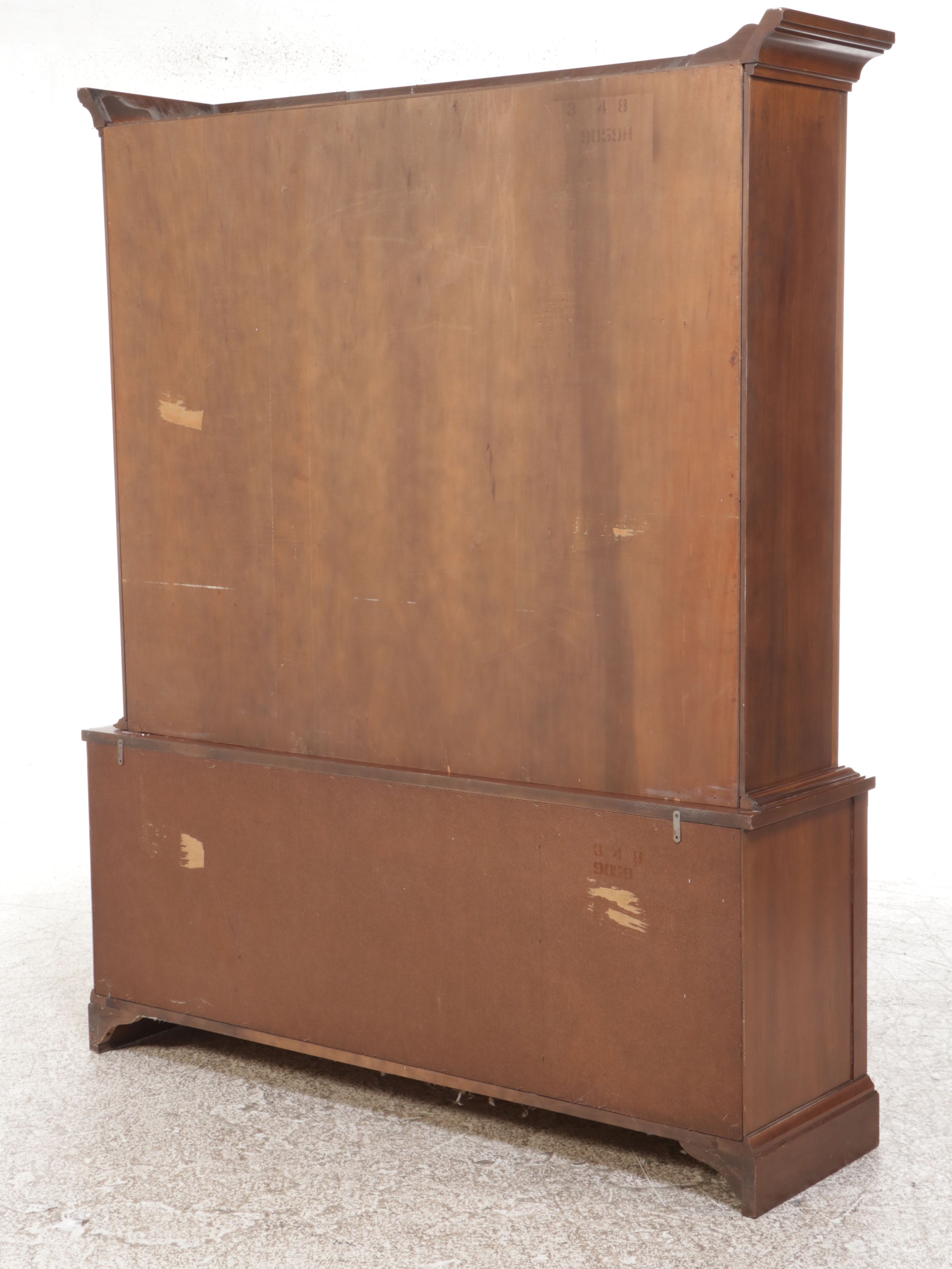 Mediterranean Style Cherry China Cabinet