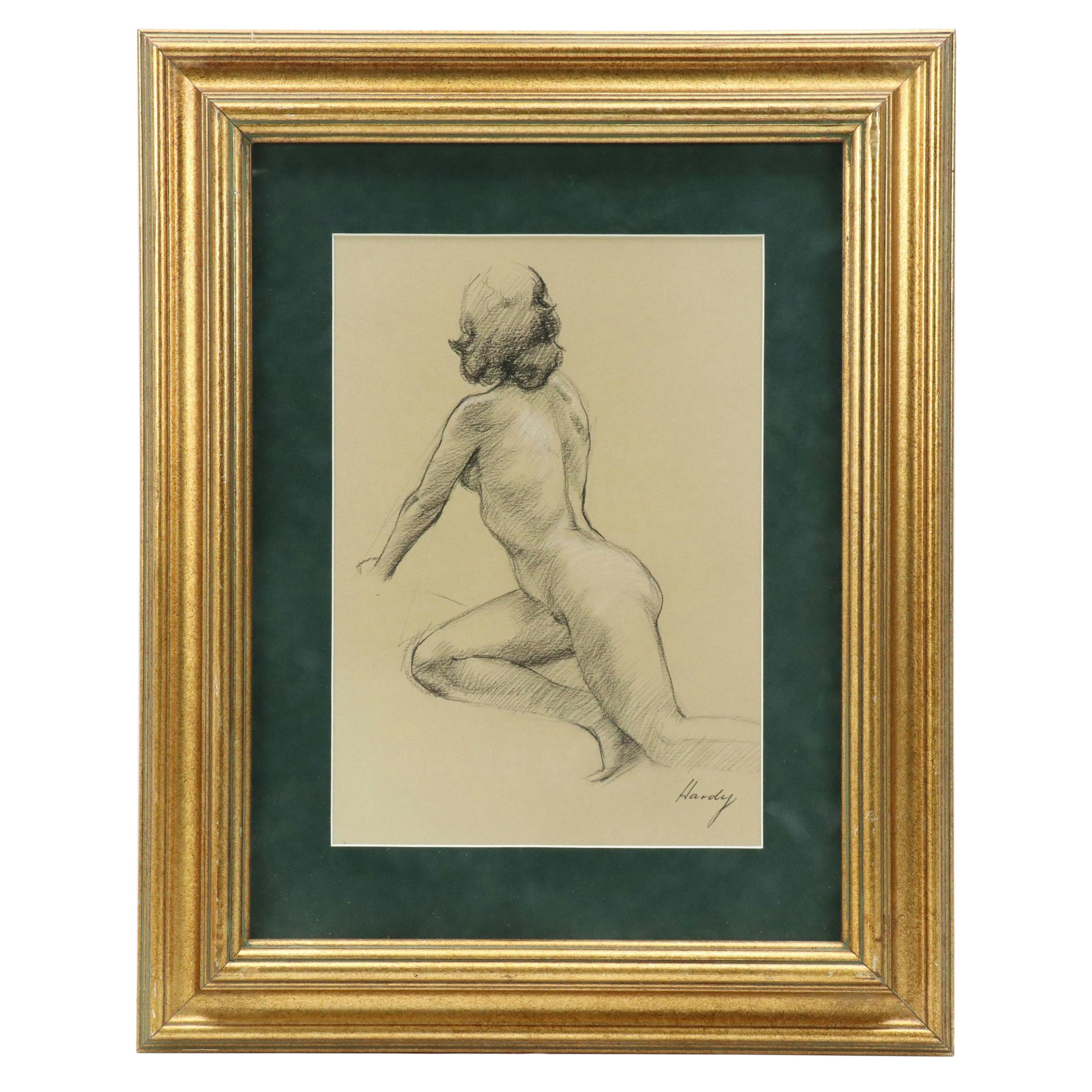 Hardy Charcoal Life Study  Drawing