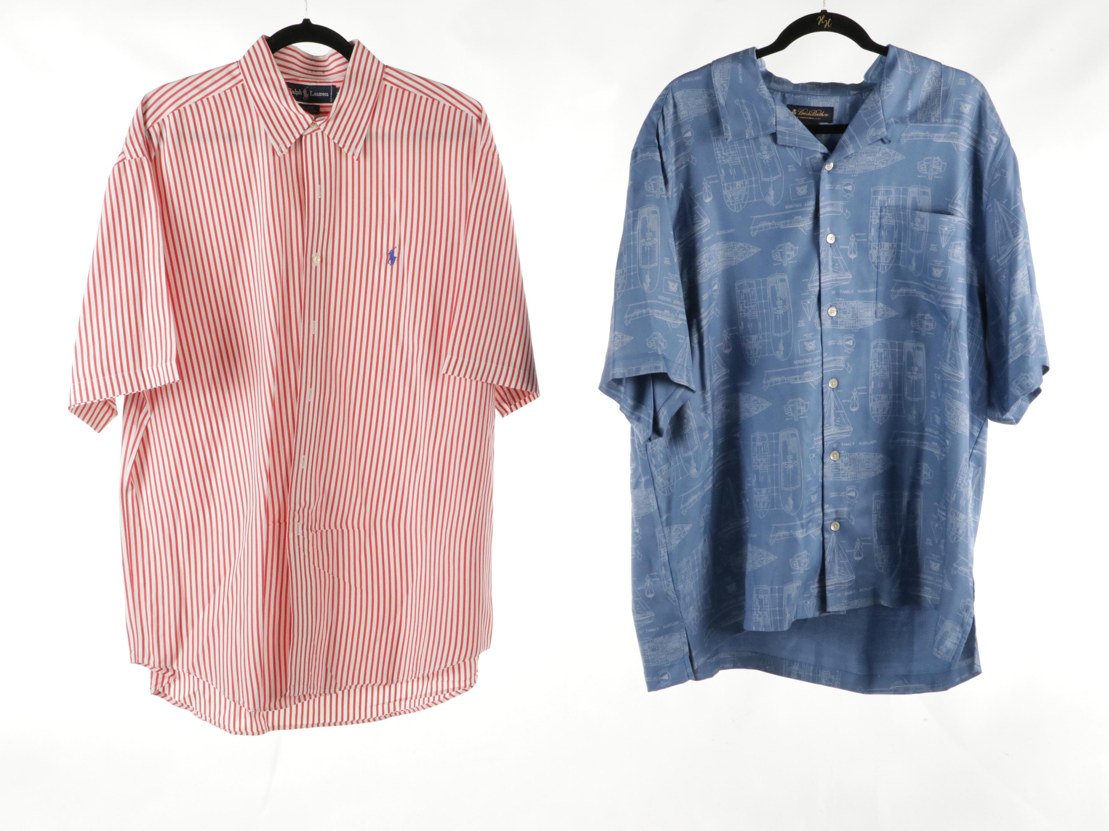 Men's Brooks Brothers, Ralph Lauren, Nautica, and Gant Shirts