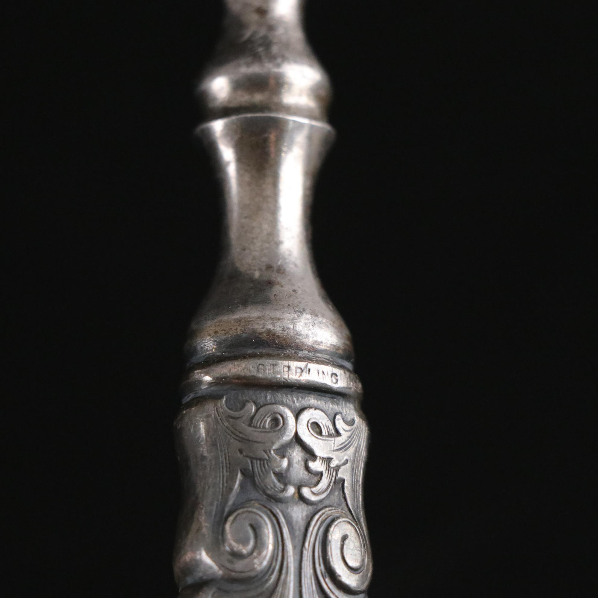 Sterling Silver Salt Cellars, Knife Sharpener & More