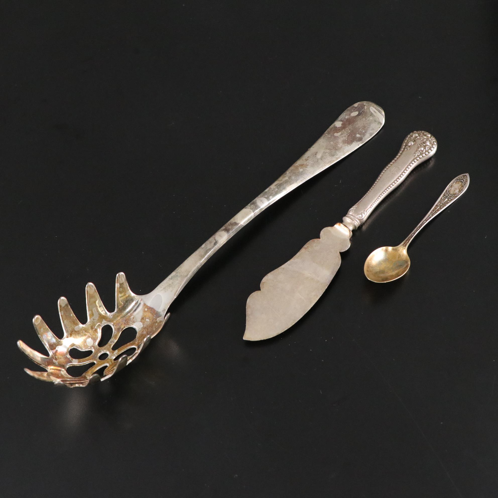 Sterling Silver Salt Cellars, Knife Sharpener & More