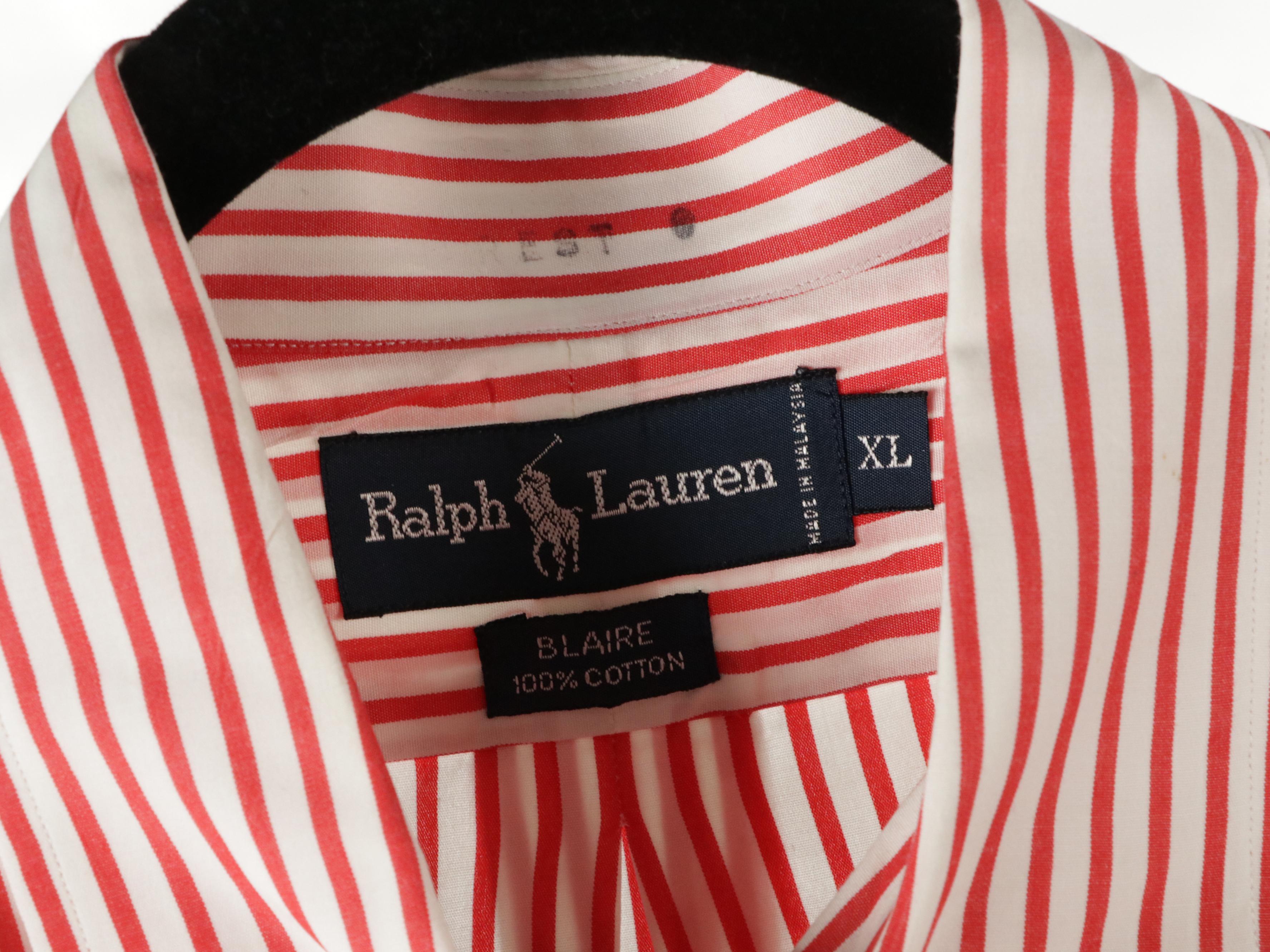 Men's Brooks Brothers, Ralph Lauren, Nautica, and Gant Shirts