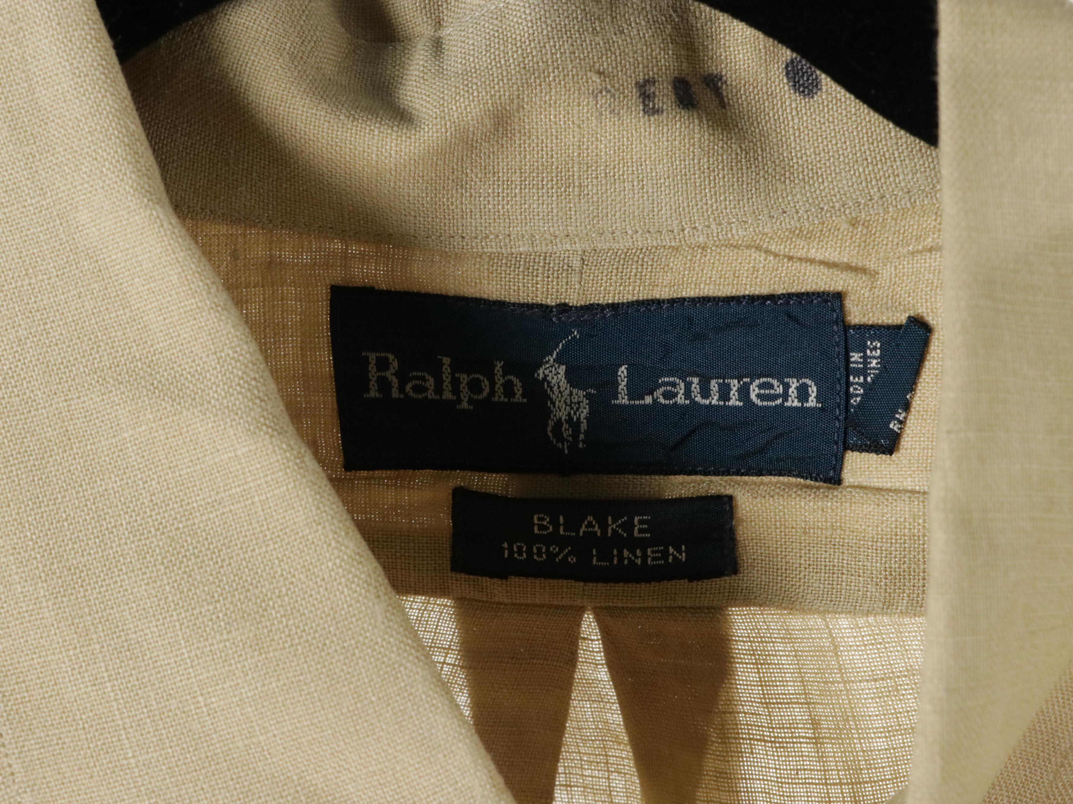 Men's Brooks Brothers, Ralph Lauren, Nautica, and Gant Shirts