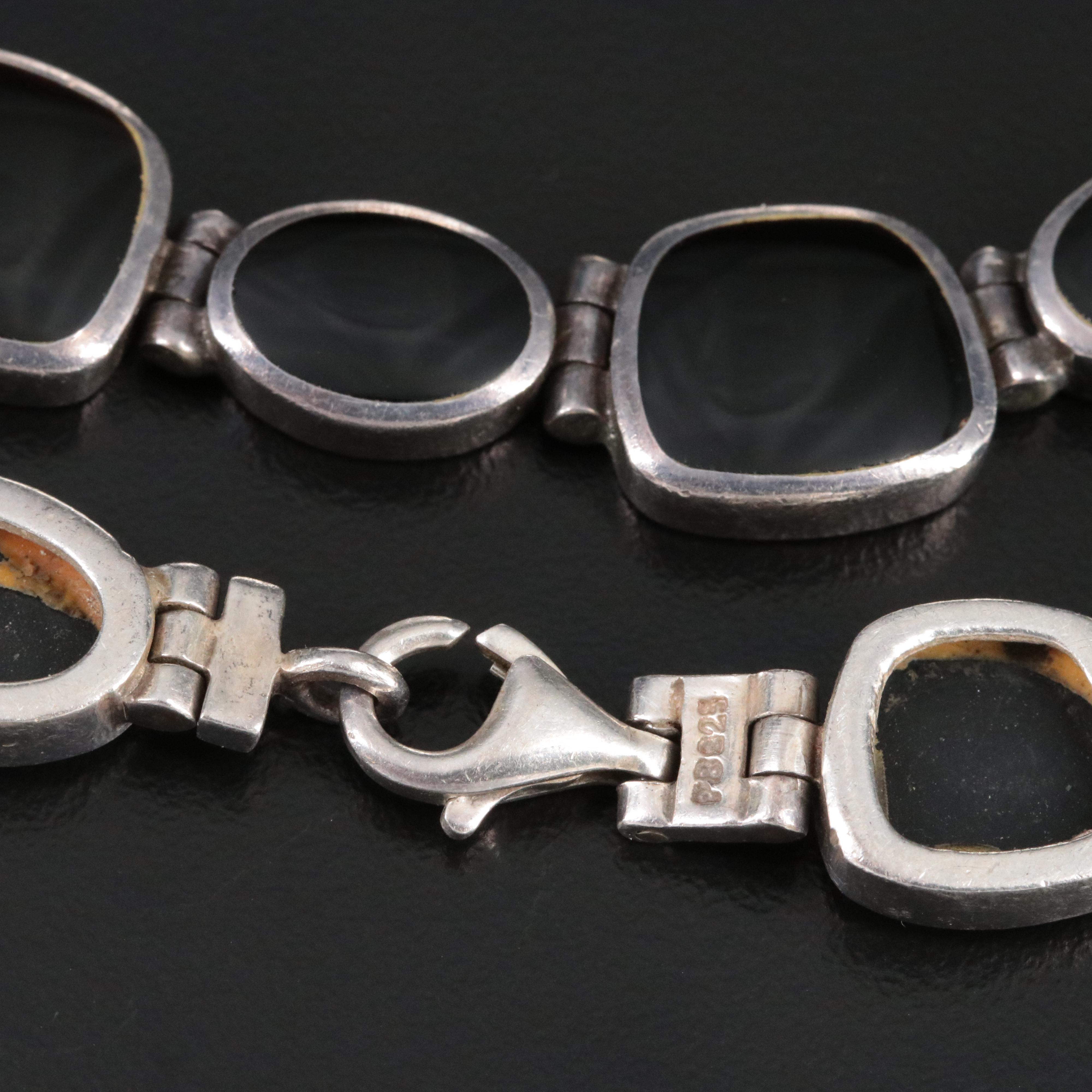 Sterling Black Onyx Necklace