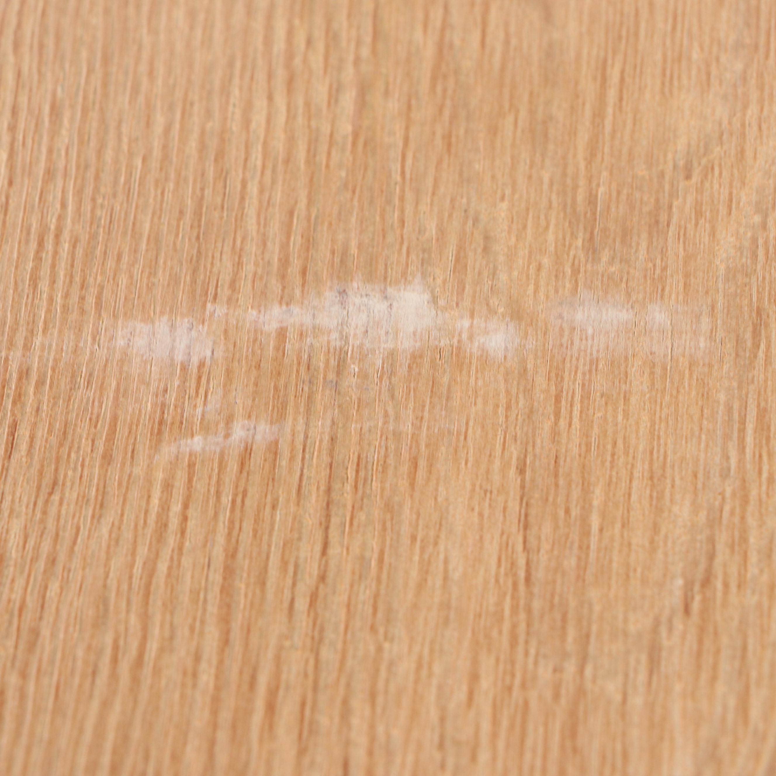 Oak Pedestal Dining Table with Six Rush-Seat Chairs