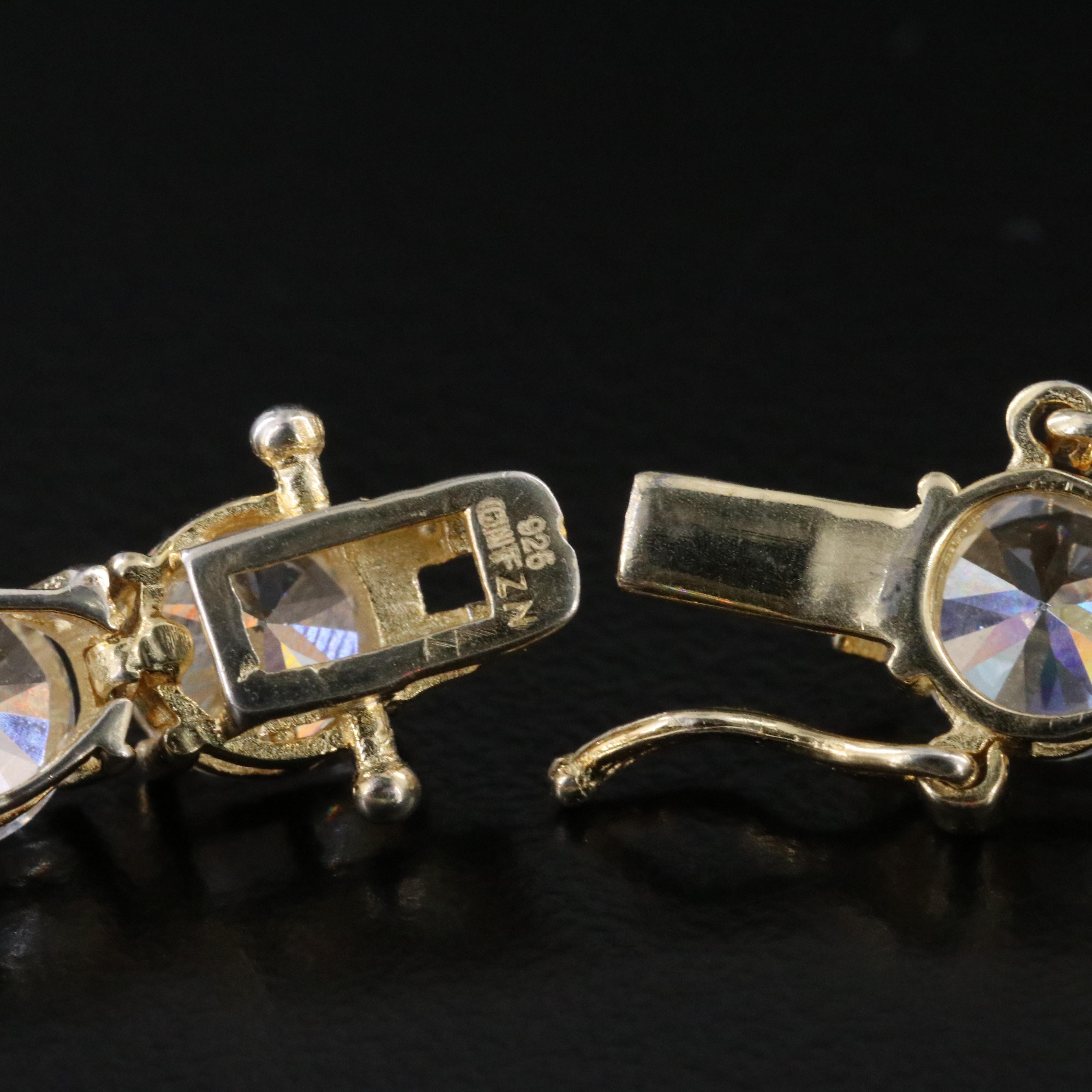 Sterling CZ Line Bracelet