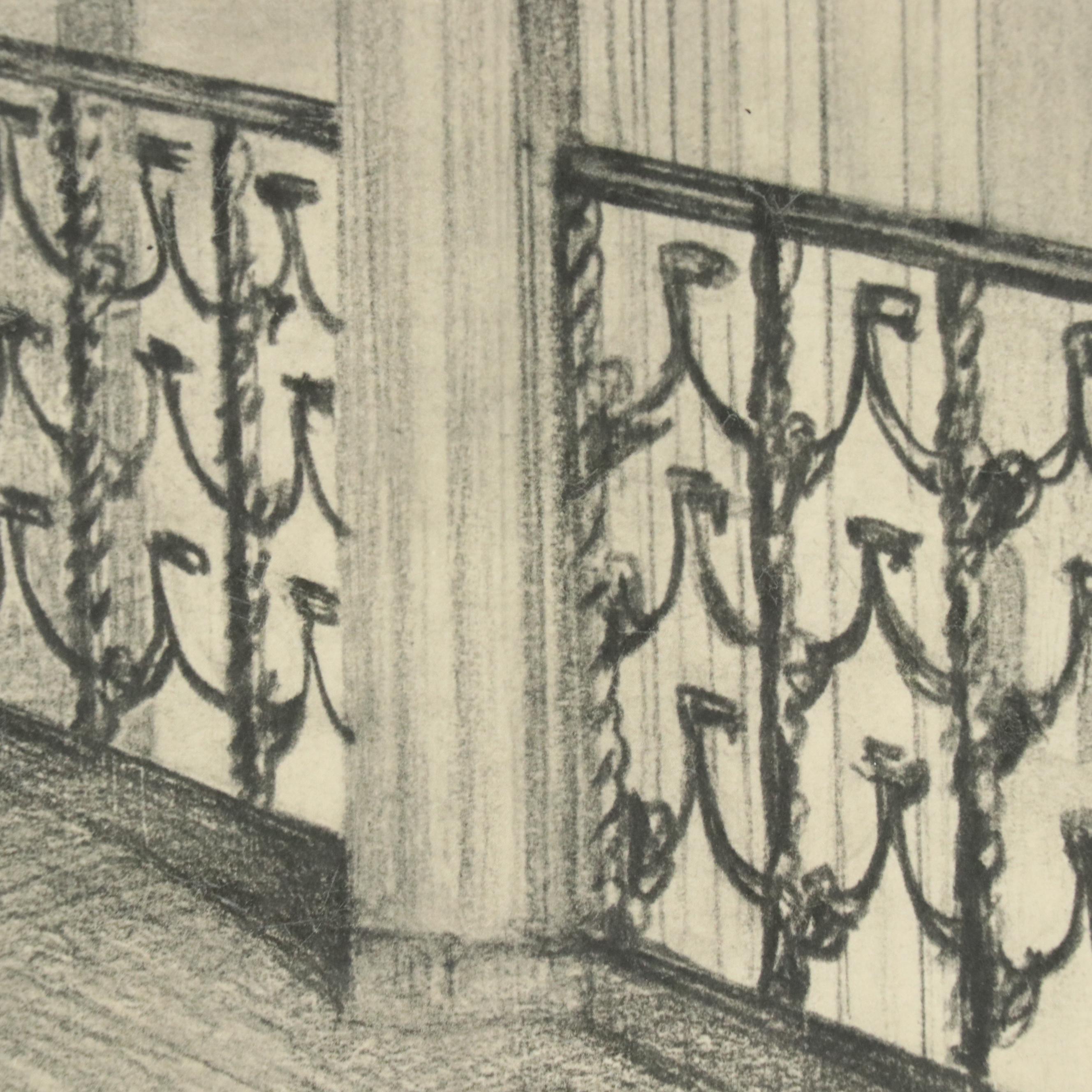 Halftones of Gothic Church Interiors