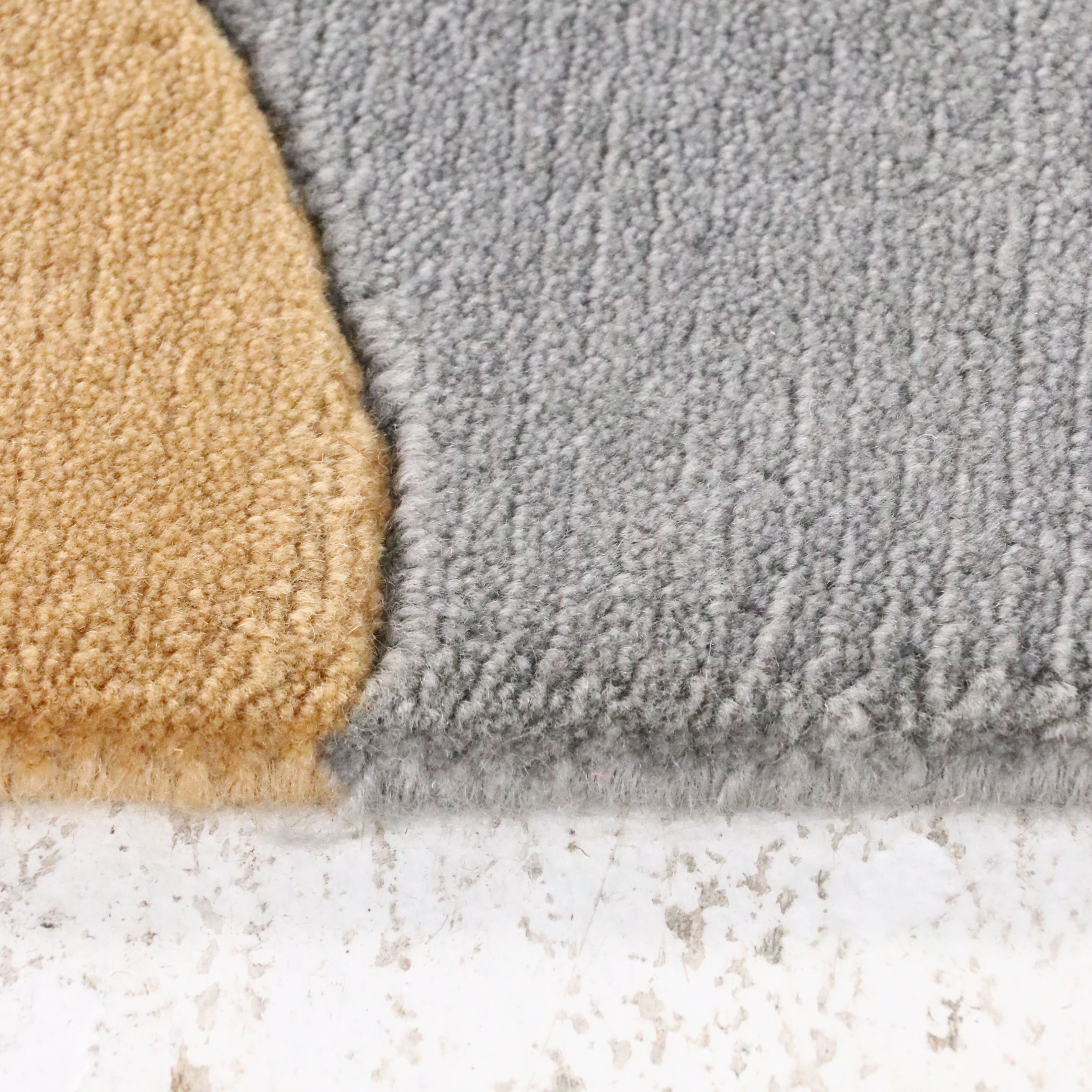 4'7 x 5'8 Hand-Knotted Nepali Contemporary Circles Area Rug