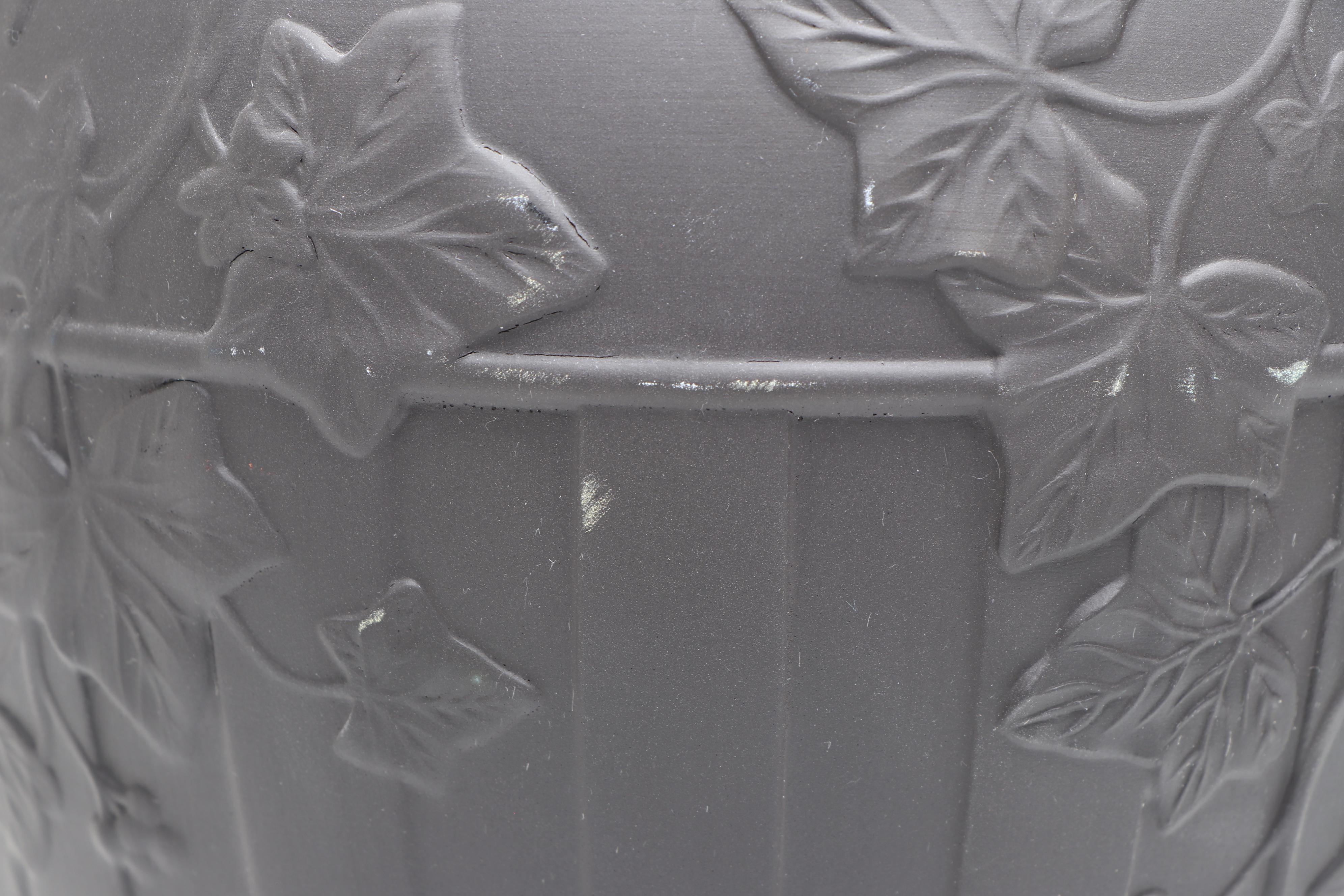 Wedgwood Foliage Black Basalt Vase