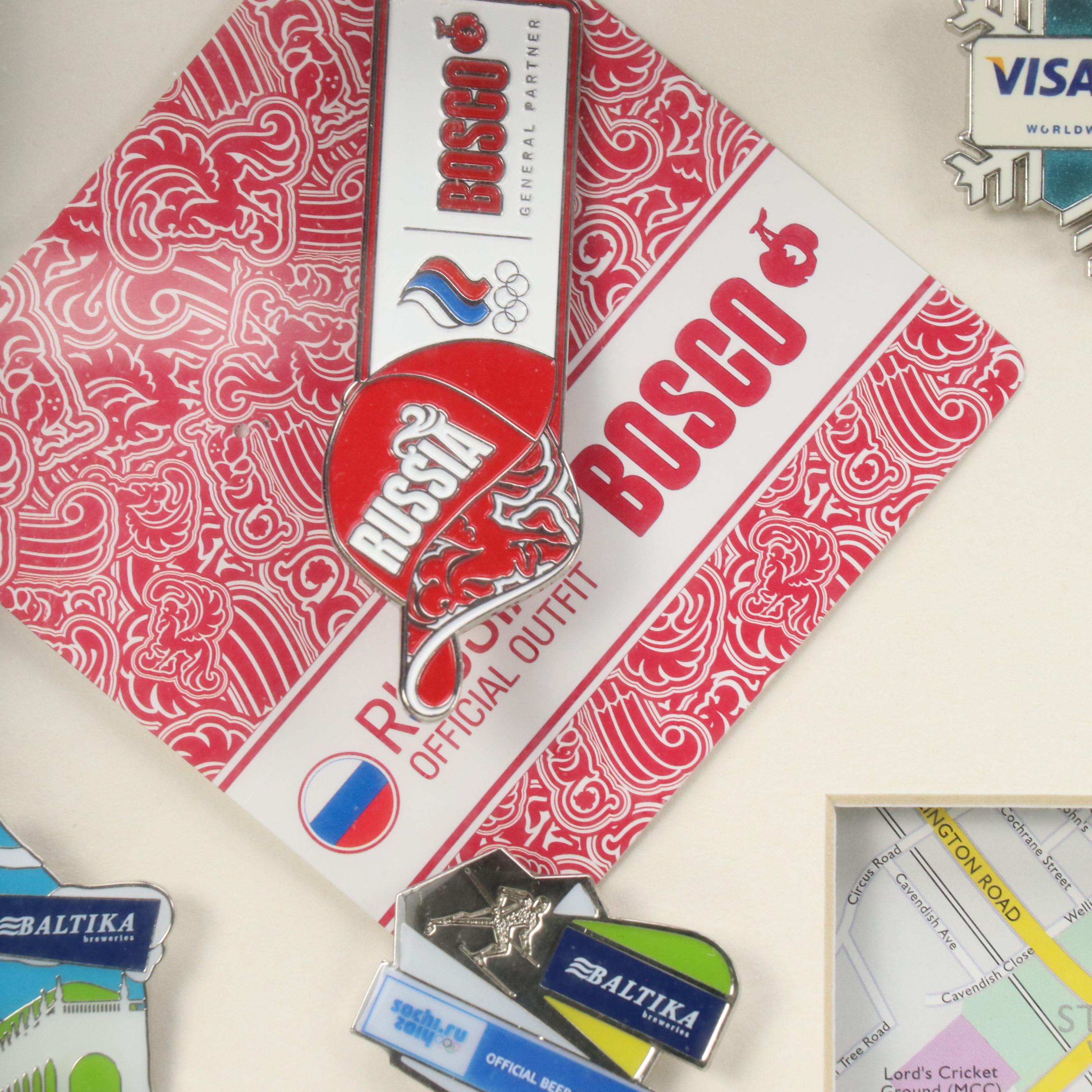 London 2012 Olympic Collection Featuring Tickets and Pins