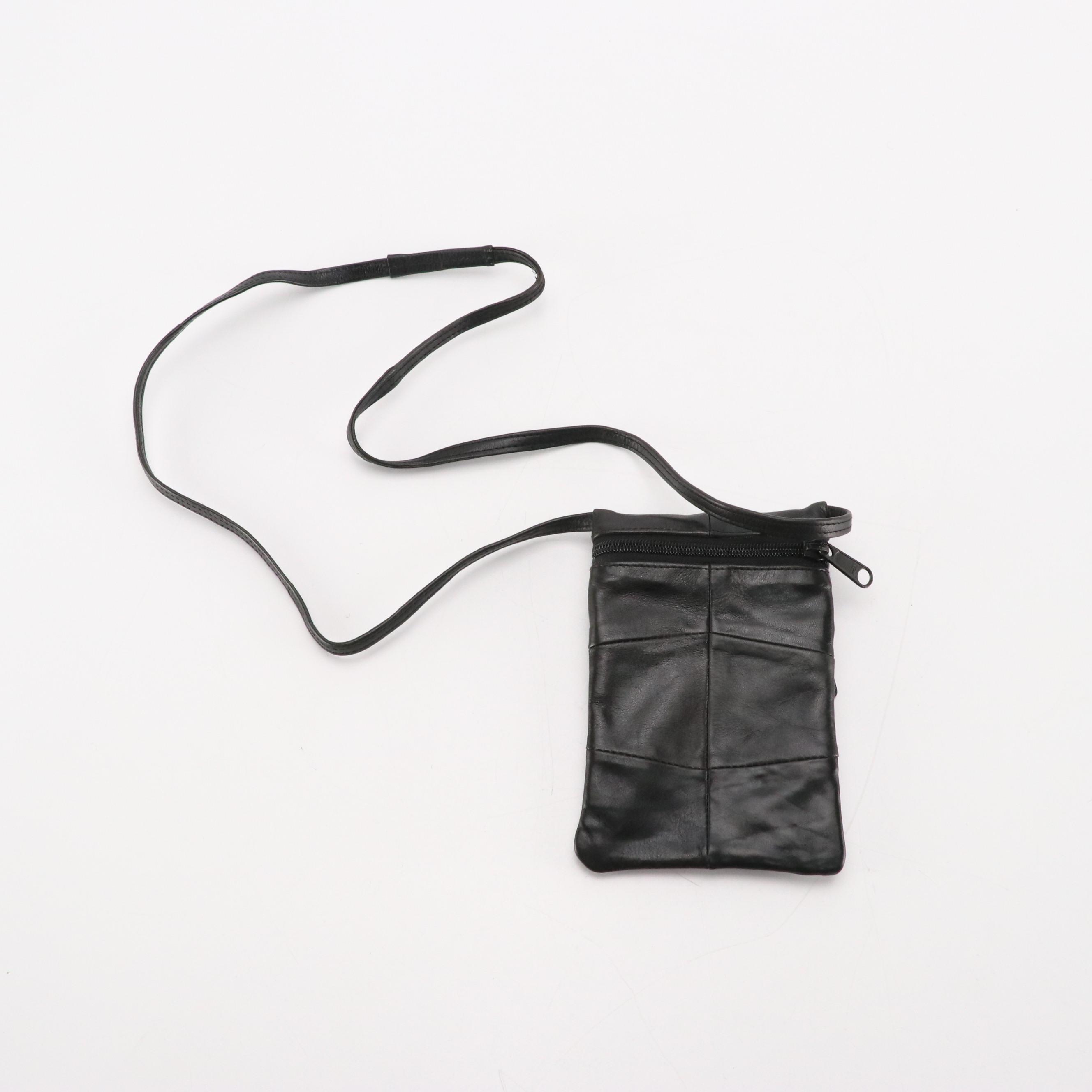 Jemco Frame Tooled Leather Bag, Floral Glass Bead Purse, and Wallet Crossbody