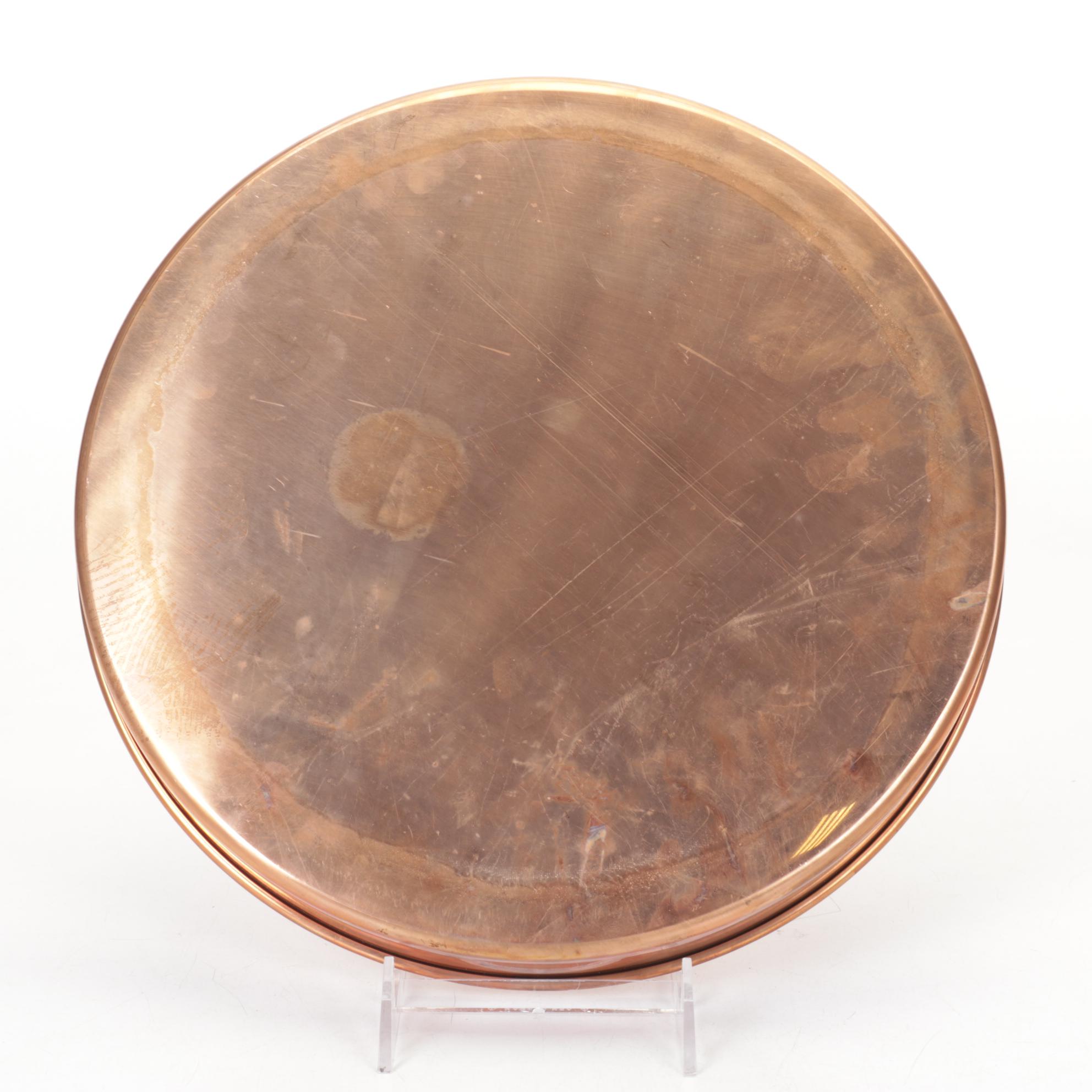 Copper Amstel Beer Serving Tray and Other Copper Items