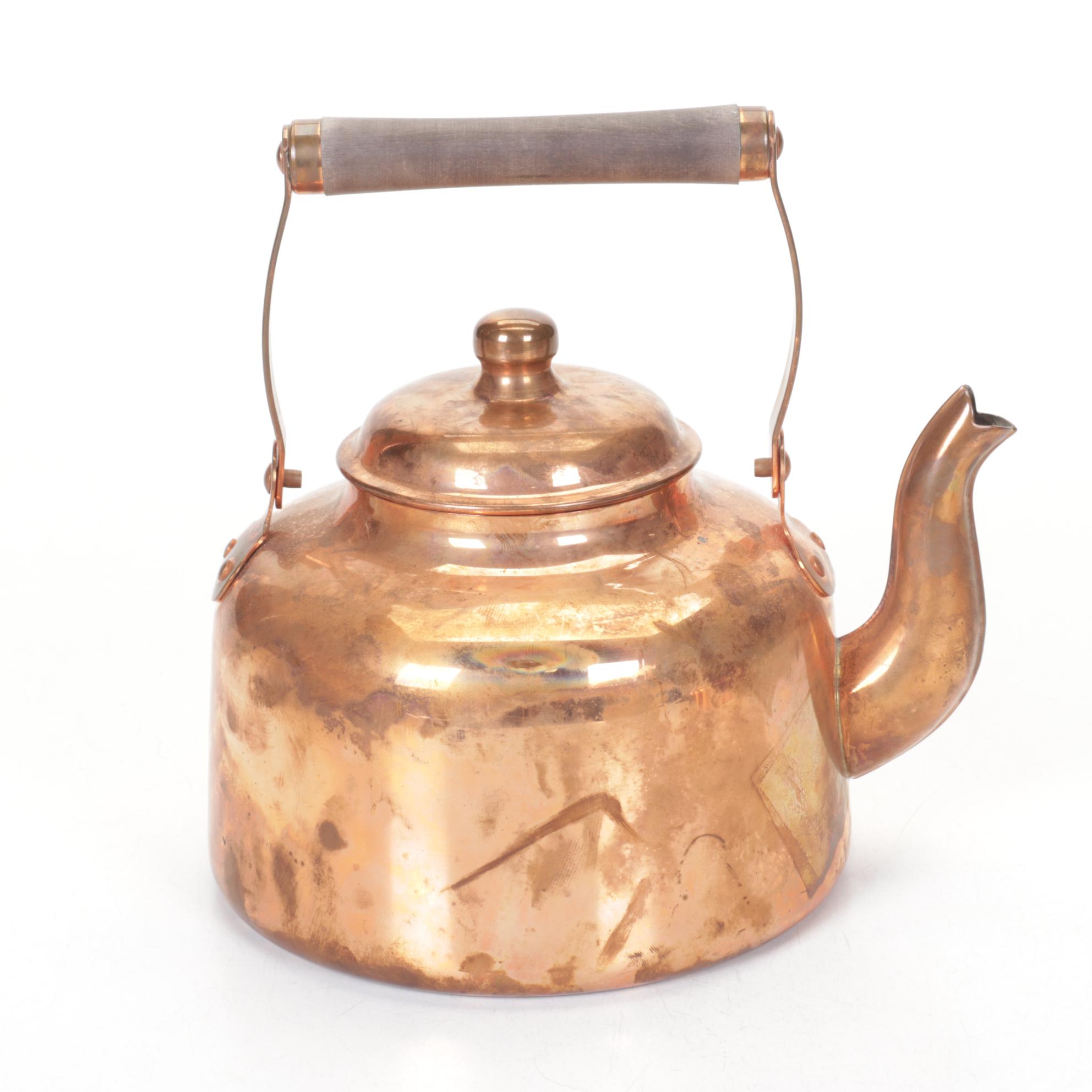 Copper Amstel Beer Serving Tray and Other Copper Items