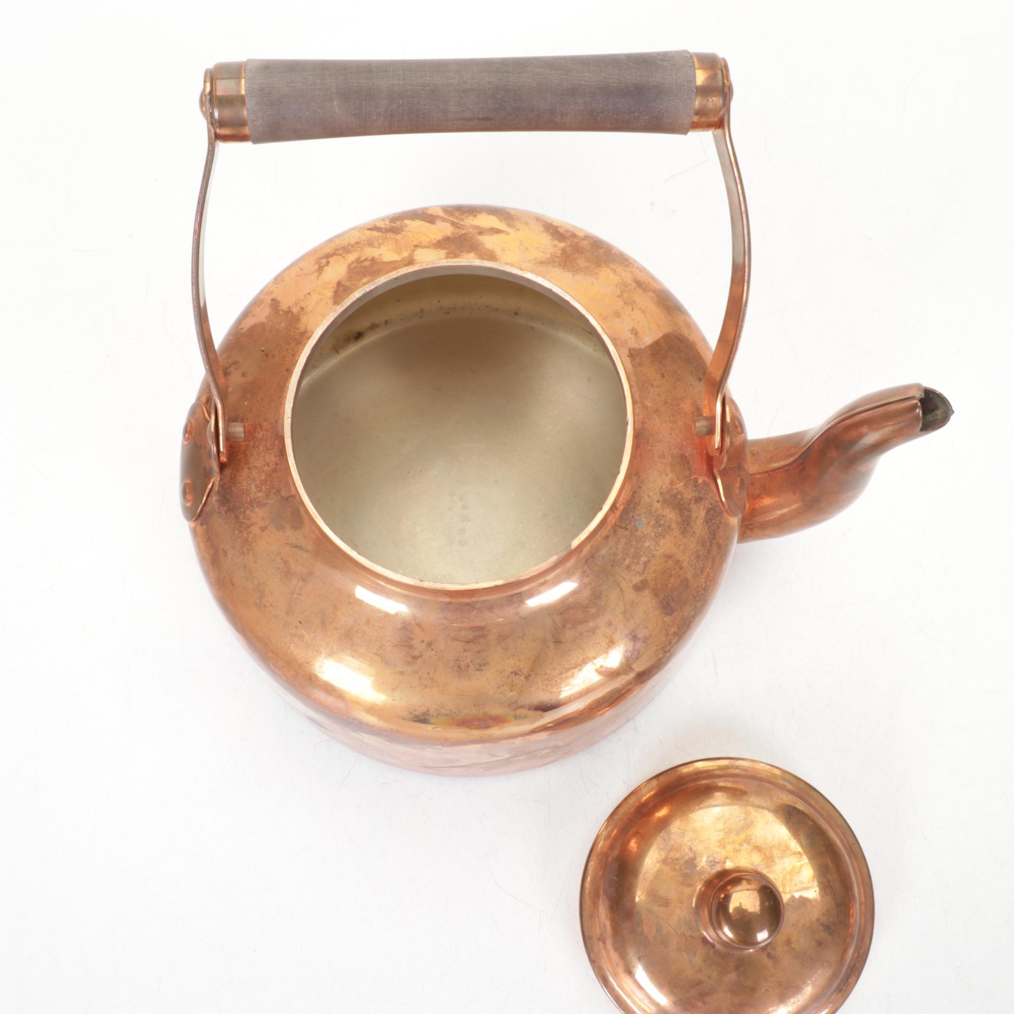 Copper Amstel Beer Serving Tray and Other Copper Items
