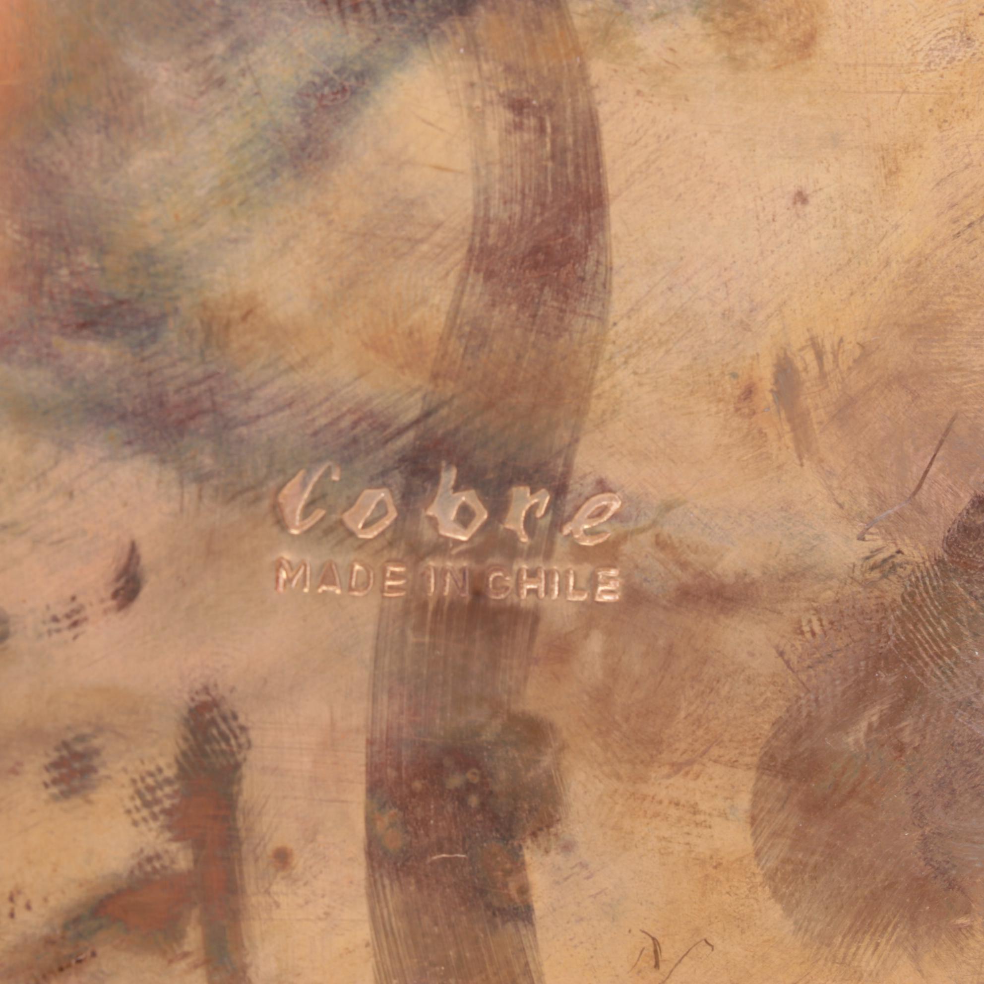 Copper Amstel Beer Serving Tray and Other Copper Items