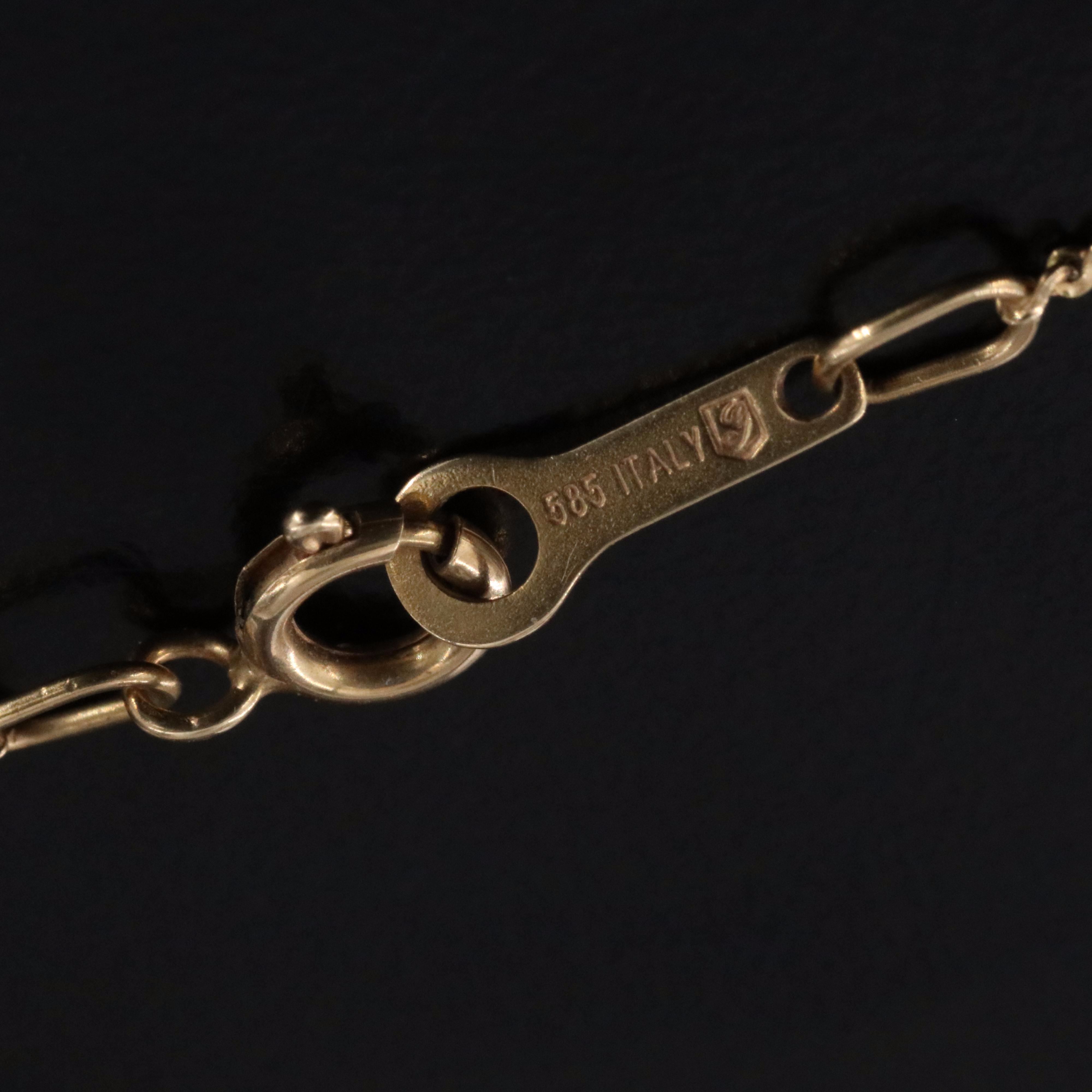 14K Ammolite Doublet Pendant Necklace