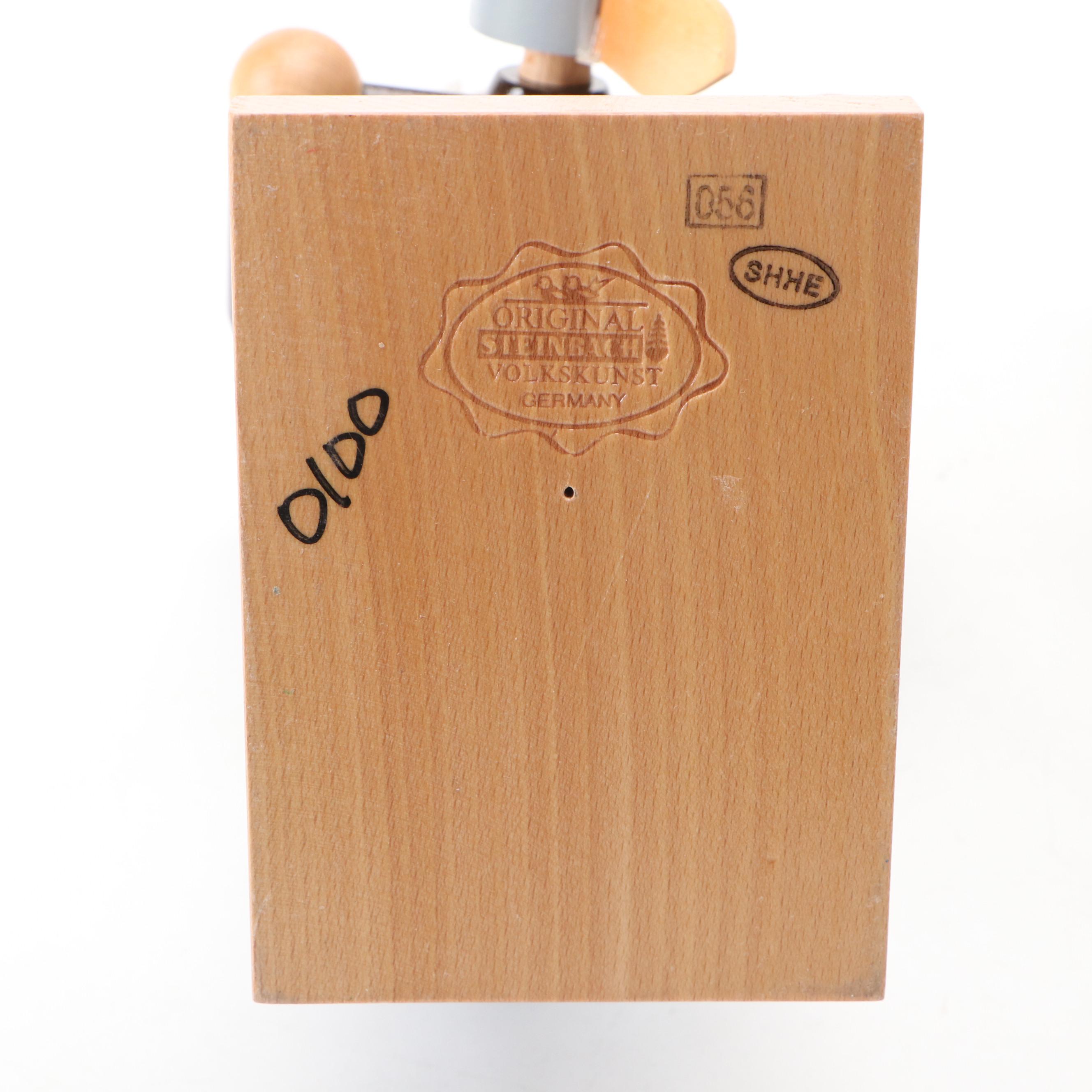 Steinbach German Wooden Pilot and Golfer Nutcrackers