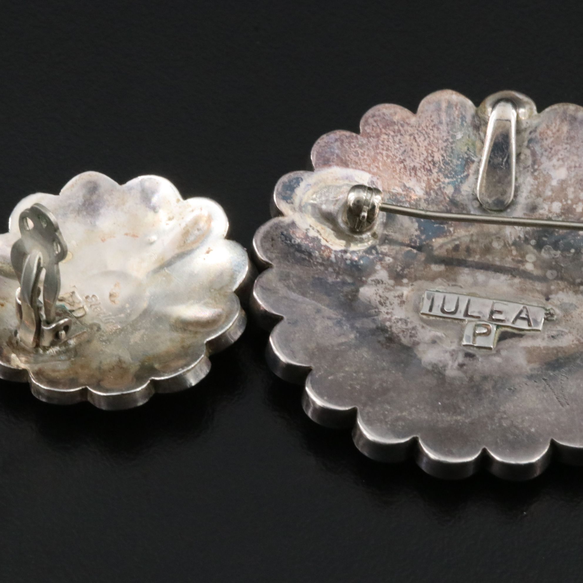 Zuni Jewelry Collection Featuring Sterling, Mother-of-Pearl and Turquoise